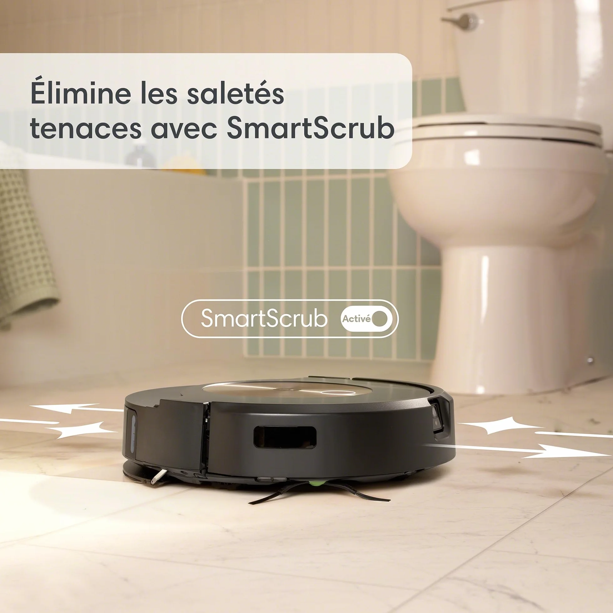 iRobot Roomba Combo J9+ Robot Sprzątający, Brązowy Mech, 313 ml