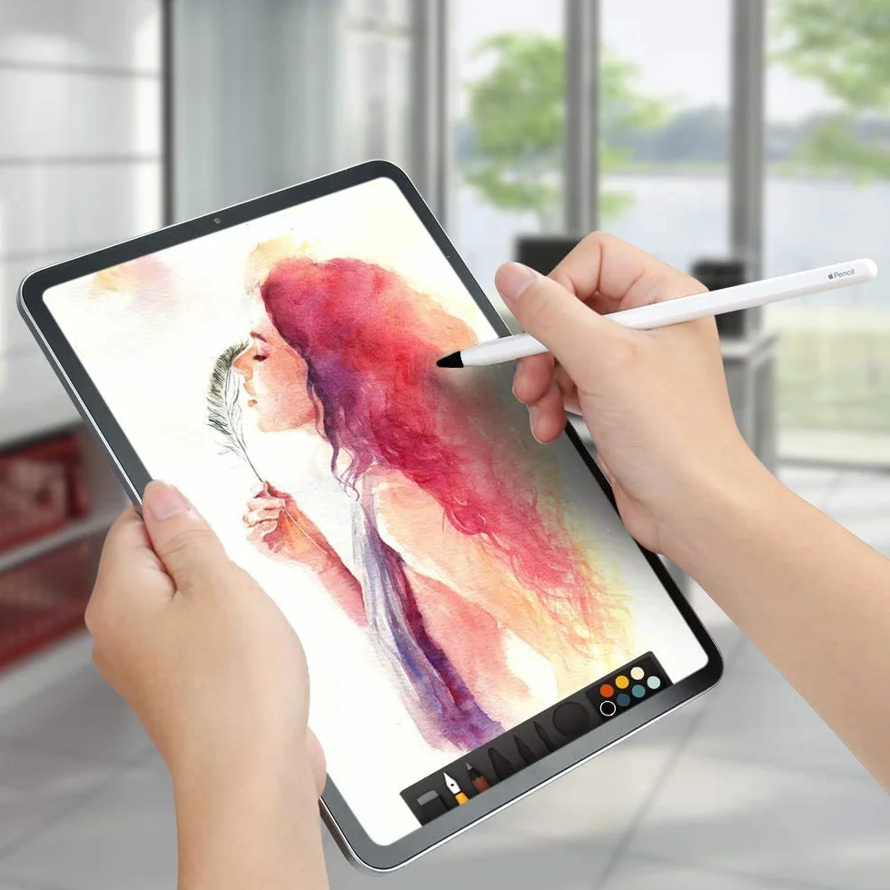 Zapasowe końcówki kompatybilne z Apple Pencil, 8 opakowań wymiennych końcówek kompatybilny z Apple Pencil 1 i drugiej generacji silikonową osłoną na stopki do iPada Pro Muticolor