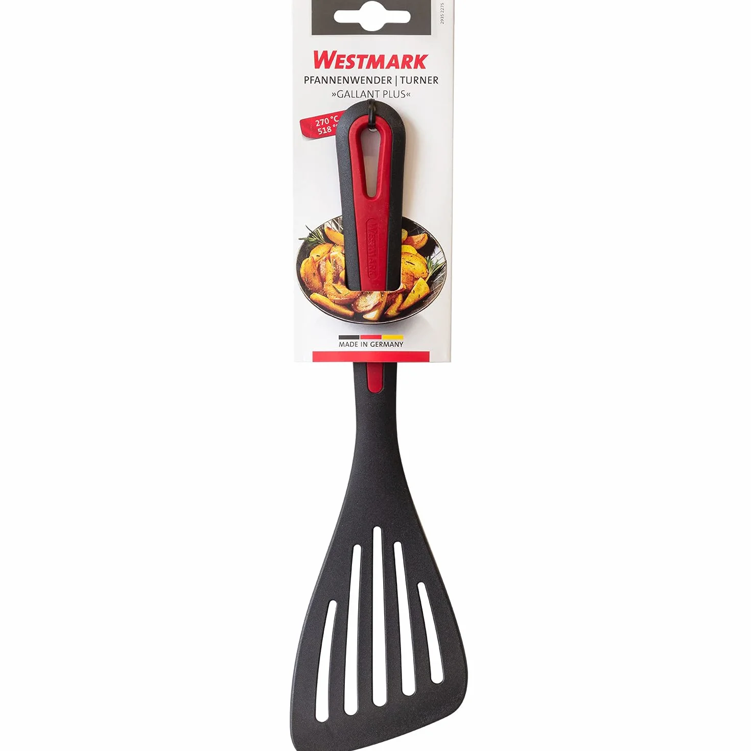 Westmark Łopatka 30 cm Odporność na temp. do 270°C PPA Gallant Plus Czarna/Czerwona