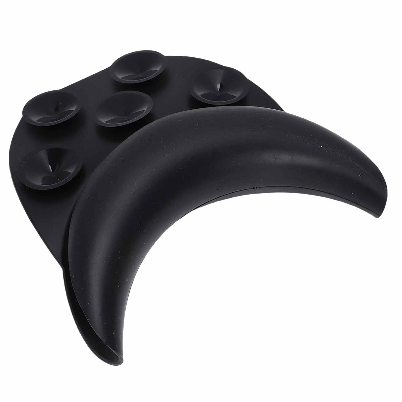 Pongnas Miska na Szampon Podpórka Pod szyję Miękkiego Silikonu Ergonomiczna Poduszka Podtrzymująca Mycie Włosów do Zlewu w Salonie Czarny 20 Cm X 18,7 Cm X 5,7