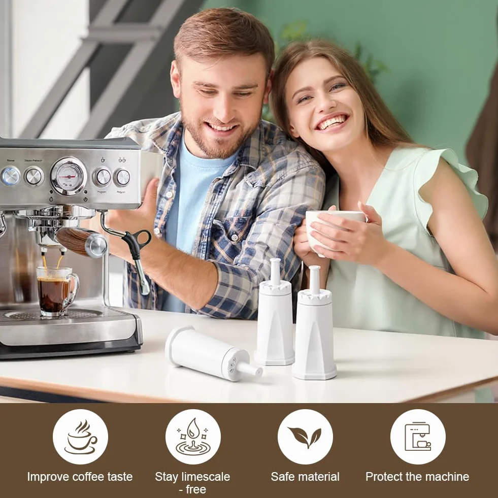 Filtr wody do ekspresów do kawy, filtr do kawy, kompatybilny z różnymi modelami Breville/Sage Espresso, w tym BES990, BES980, BES878, BES880, ECC