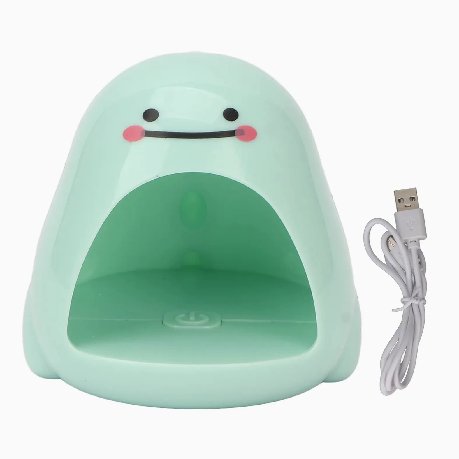 Lampa do manicure, Lampa Mini LED Light, szybko utwardzająca się USB profesjonalna 4 szt. Chipsy lampowe lakier do paznokci lampa innowacyjne zdobienia(Green)