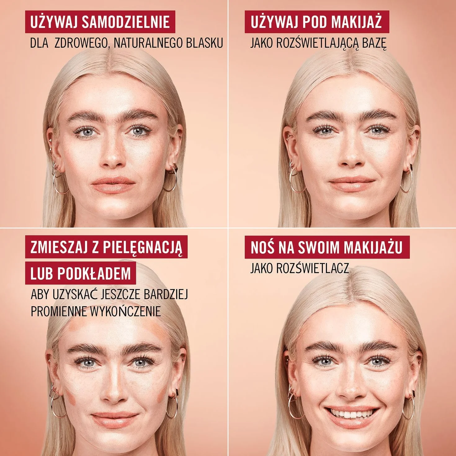 Rimmel Multi Tasker Better Than Filters primer, glowbooster, rozświetlacz 3 w 1, nr 003 Light, 30 ml