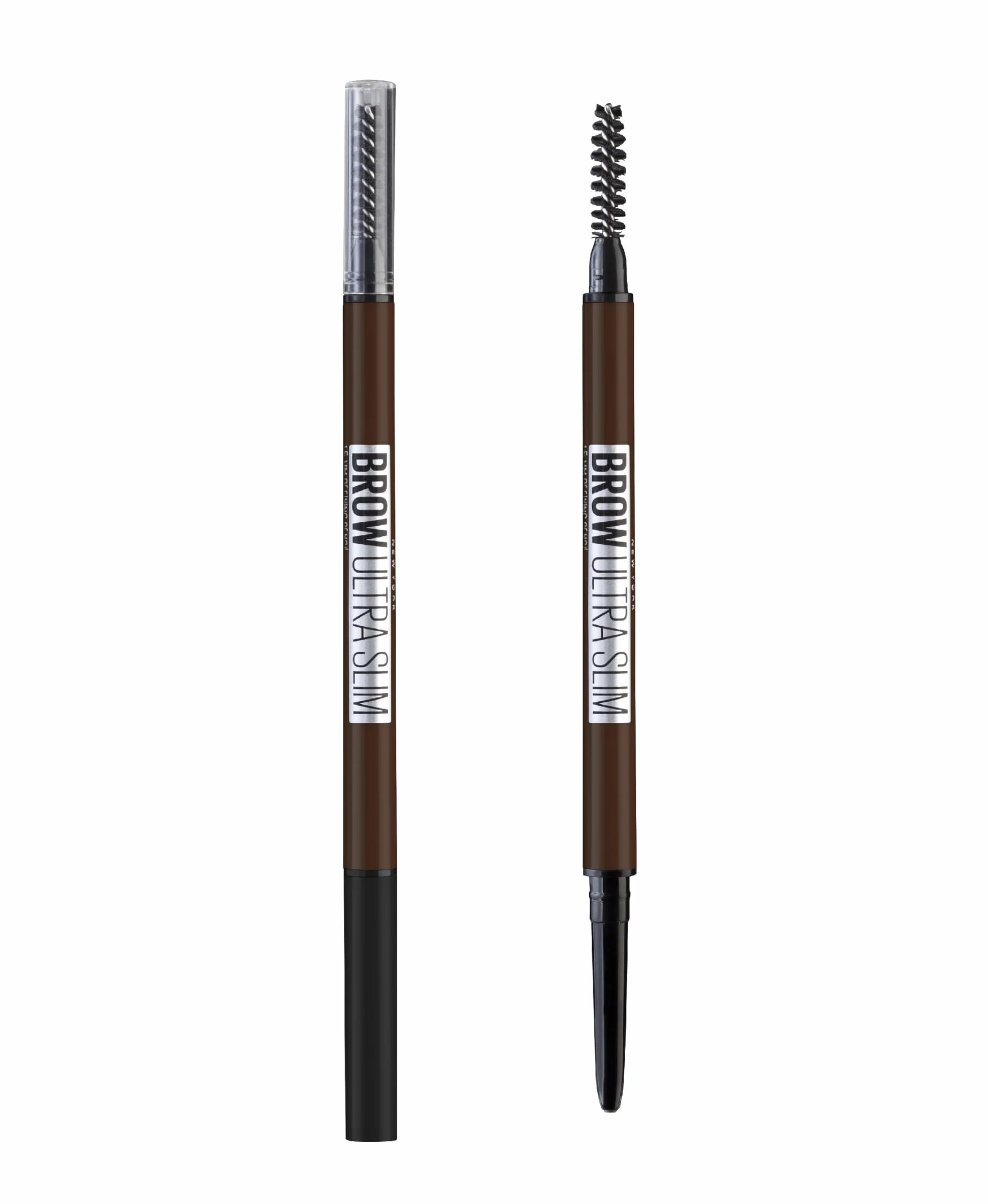 Maybelline New York Brow Ultra Slim kredka do stylizacji brwi precyzyjna końcówka 1,5 mm, kremowa, nadająca kształt, 04 Medium Brown, 0,9 g