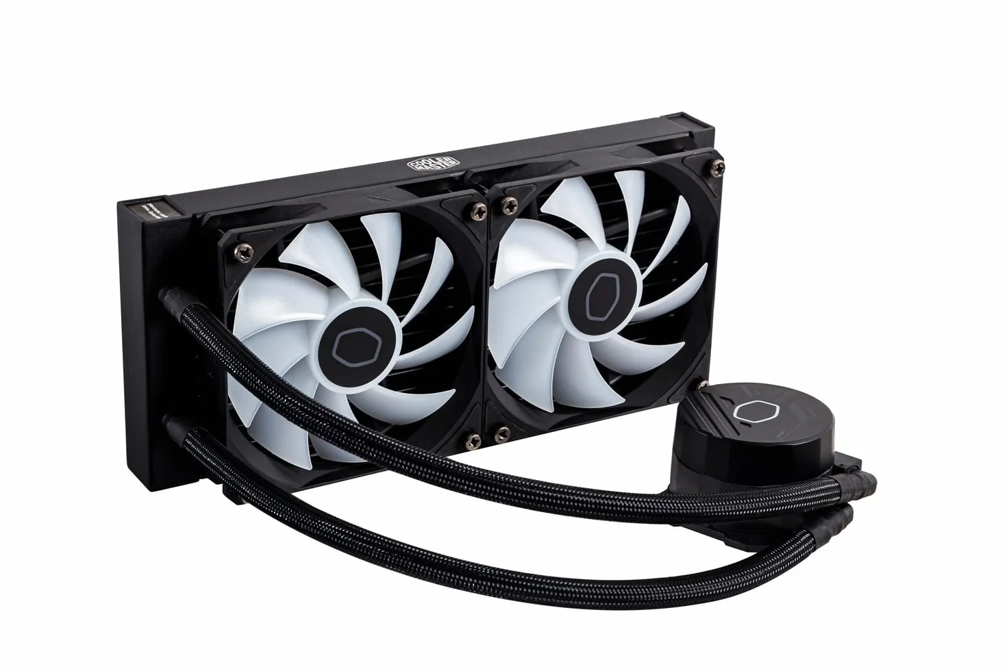 Cooler Master MasterLiquid 240L Core ARGB (2023) Wodoszczelna do procesorów - pompa dwukomorowa Gen S, chłodnica i wentylatory ARGB 120 mm, LGA 1700 & AM5 - czarna