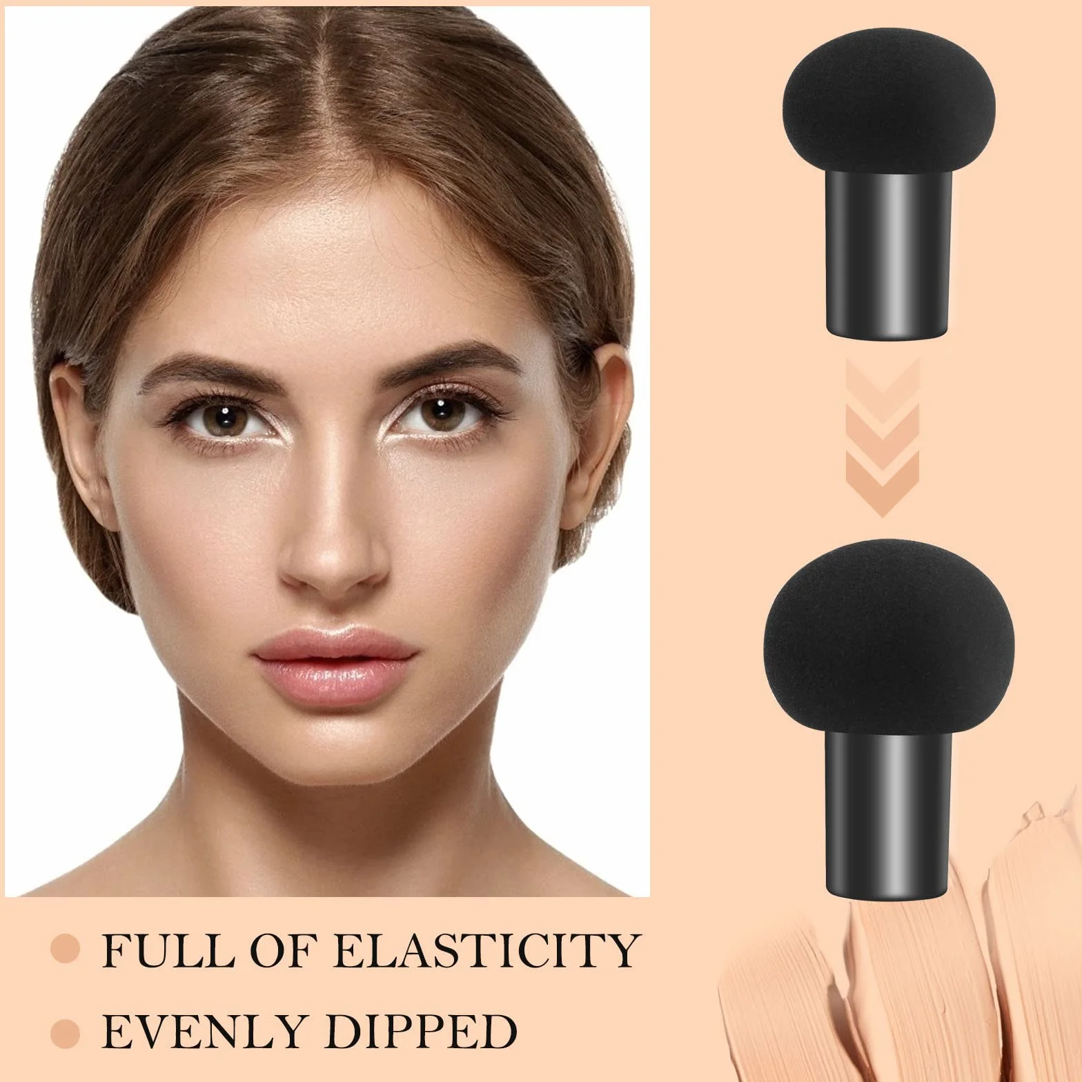 Boobeen Mushroom Head Foundation Air Cushion BB Cream Nawilżający korektor CC Cream Liquid Foundation Pełne krycie Makijaż Długotrwały i wodoodporny