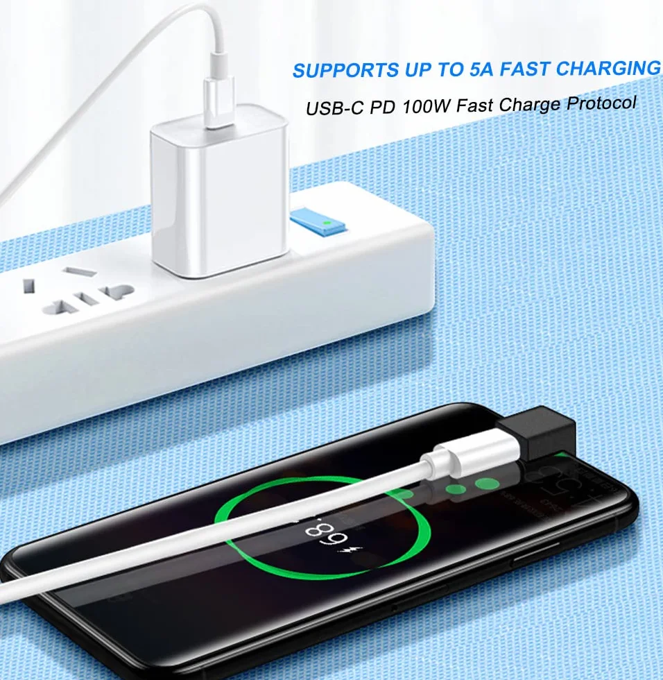 Adapter USB C w kształcie litery U 180 stopni (2 sztuki), USB-C 3.1 żeński adapter kątowy OTG, Kompatybilny z MacBook, Switch, iPhone 17/16/15, iPad, Samsung Galaxy S25 S24 S23 A56 A36 A16, telefonami