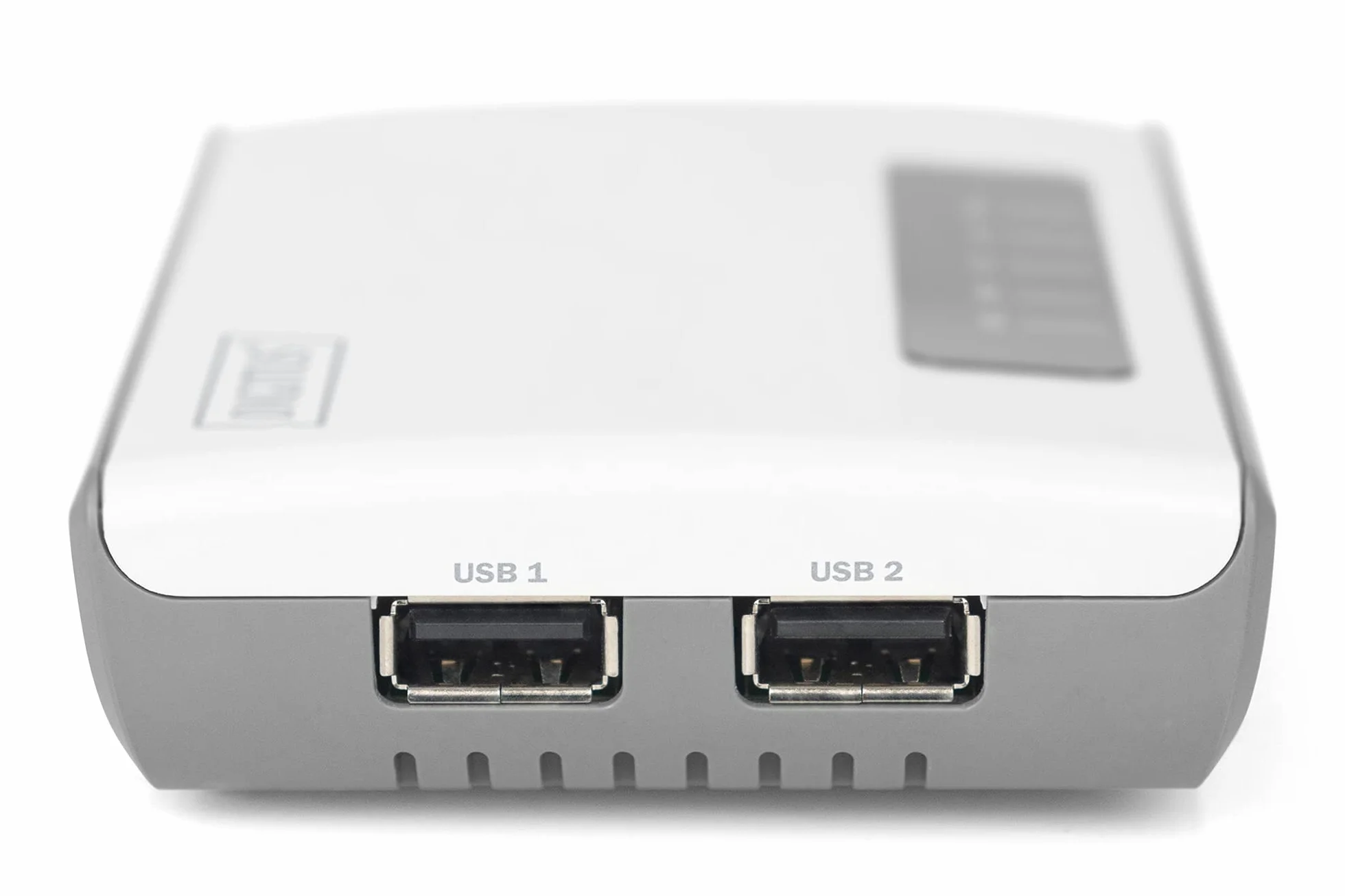 DIGITUS Wielofunkcyjny serwer sieciowy Wireless 300N, 2-portowy, USB2.0, sieciowy hub USB, serwer druku