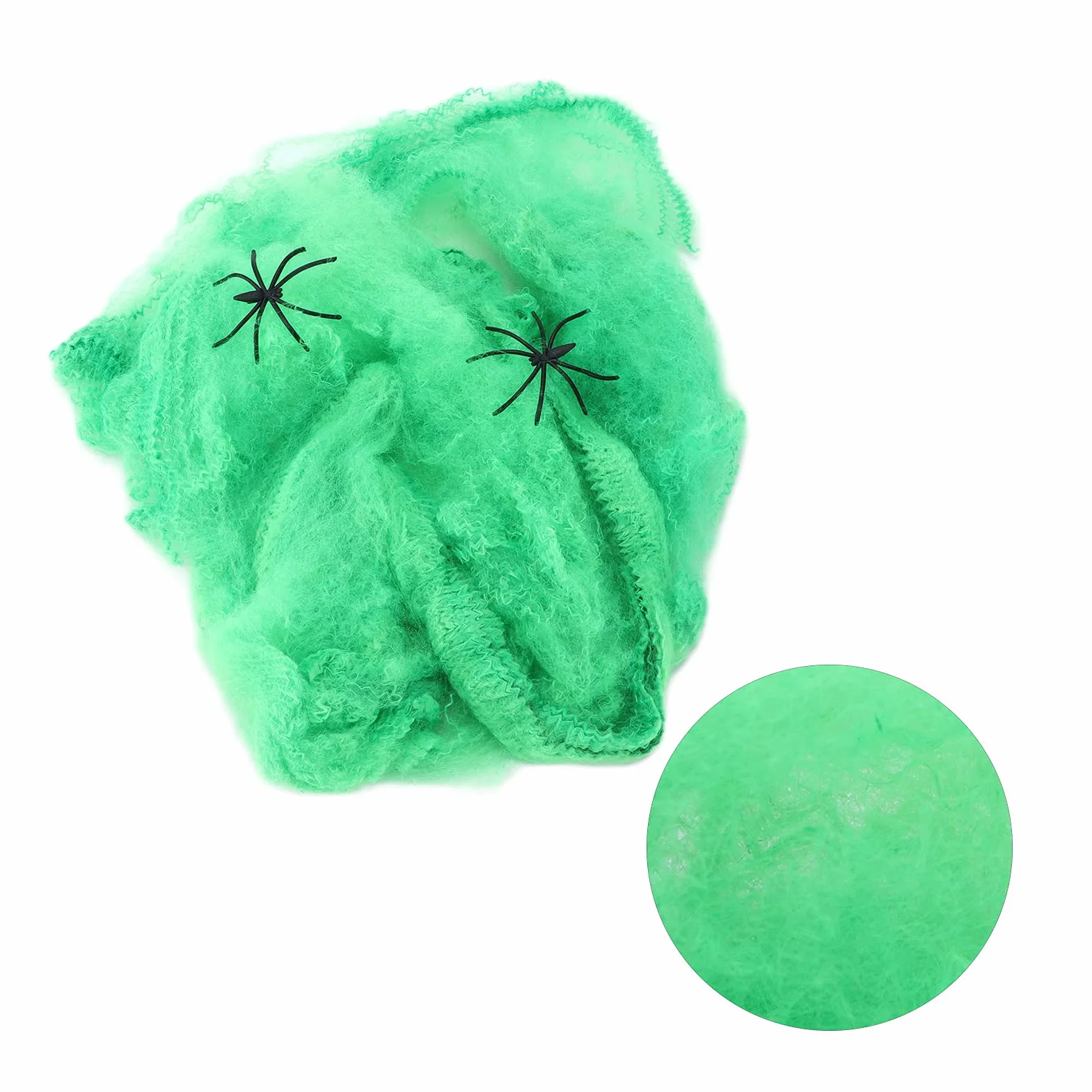 Halloween Pająk sieć Dekoracje na Halloween Zielony