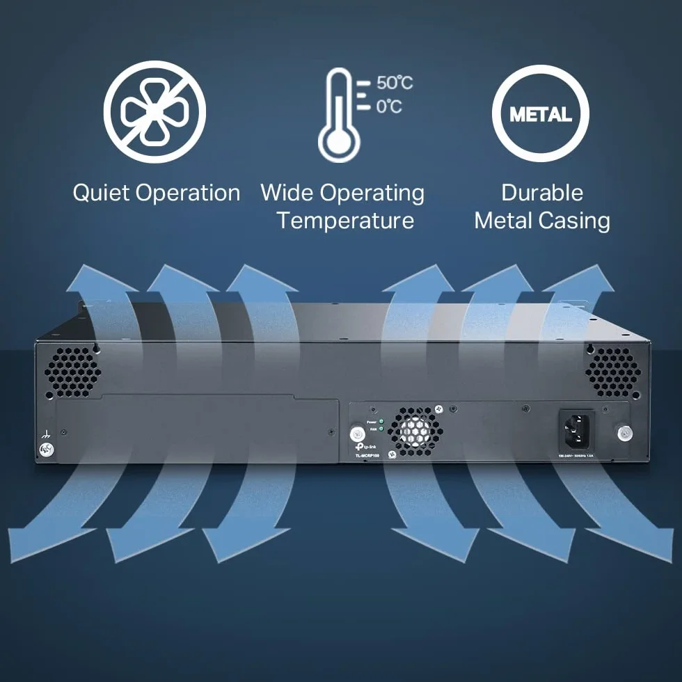TP-Link TL-FC1420 | Obudowa rack 14-slotowa dla konwerterów mediów | Hot-swap | Zasilanie redundantne