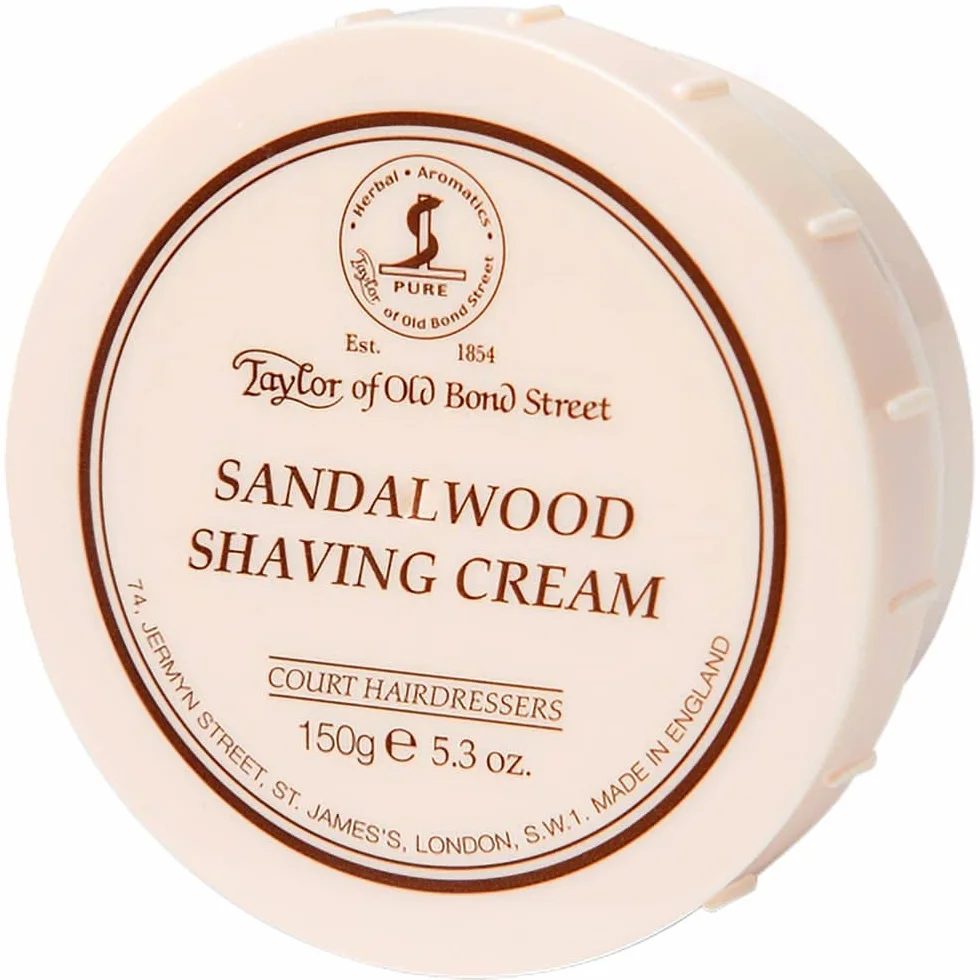 Taylor Of Old Bond Street Krem Do Golenia Z Drewna Sandałowego, 150 g