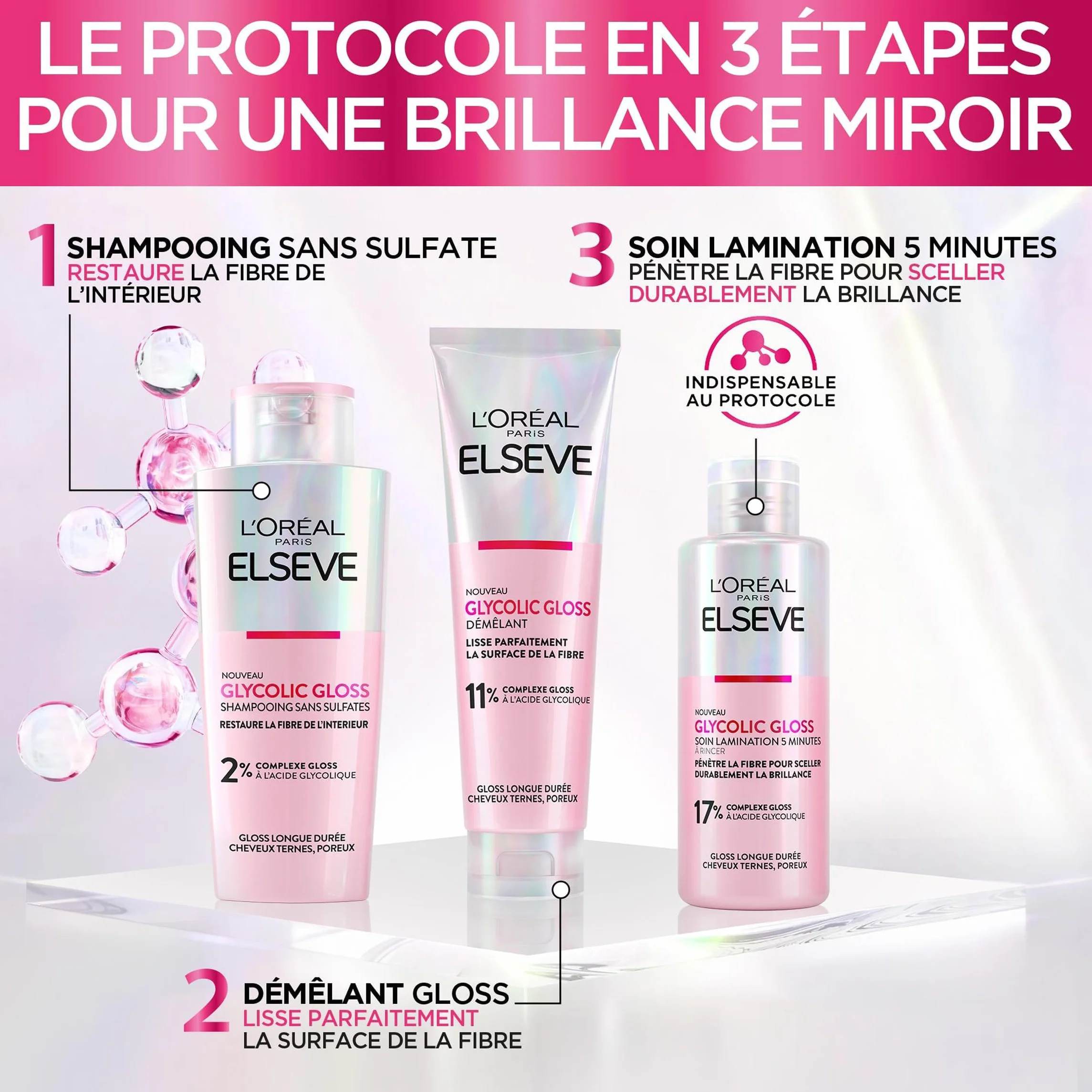 L’Oréal Paris Elseve Glycolic Gloss Maska do Włosów, 200 ml