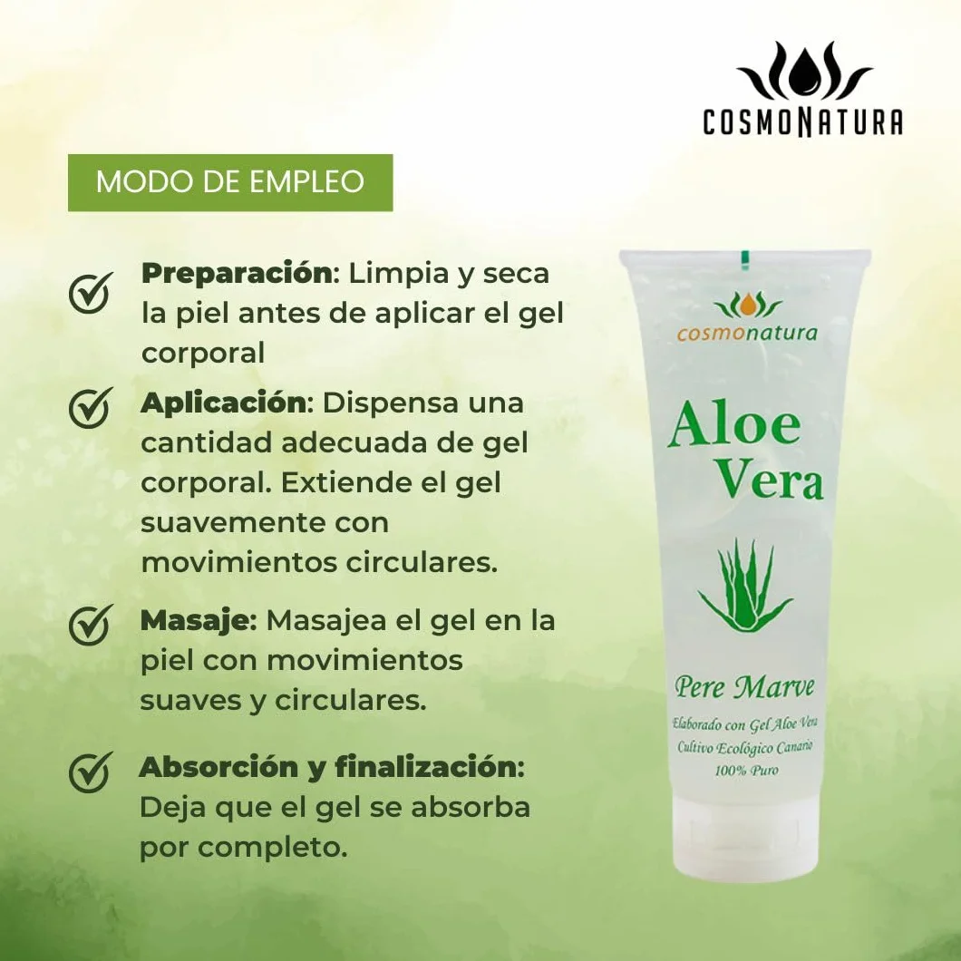 40140 Aloe Vera żel 100%, 1 opakowanie (1 x 250 ml)