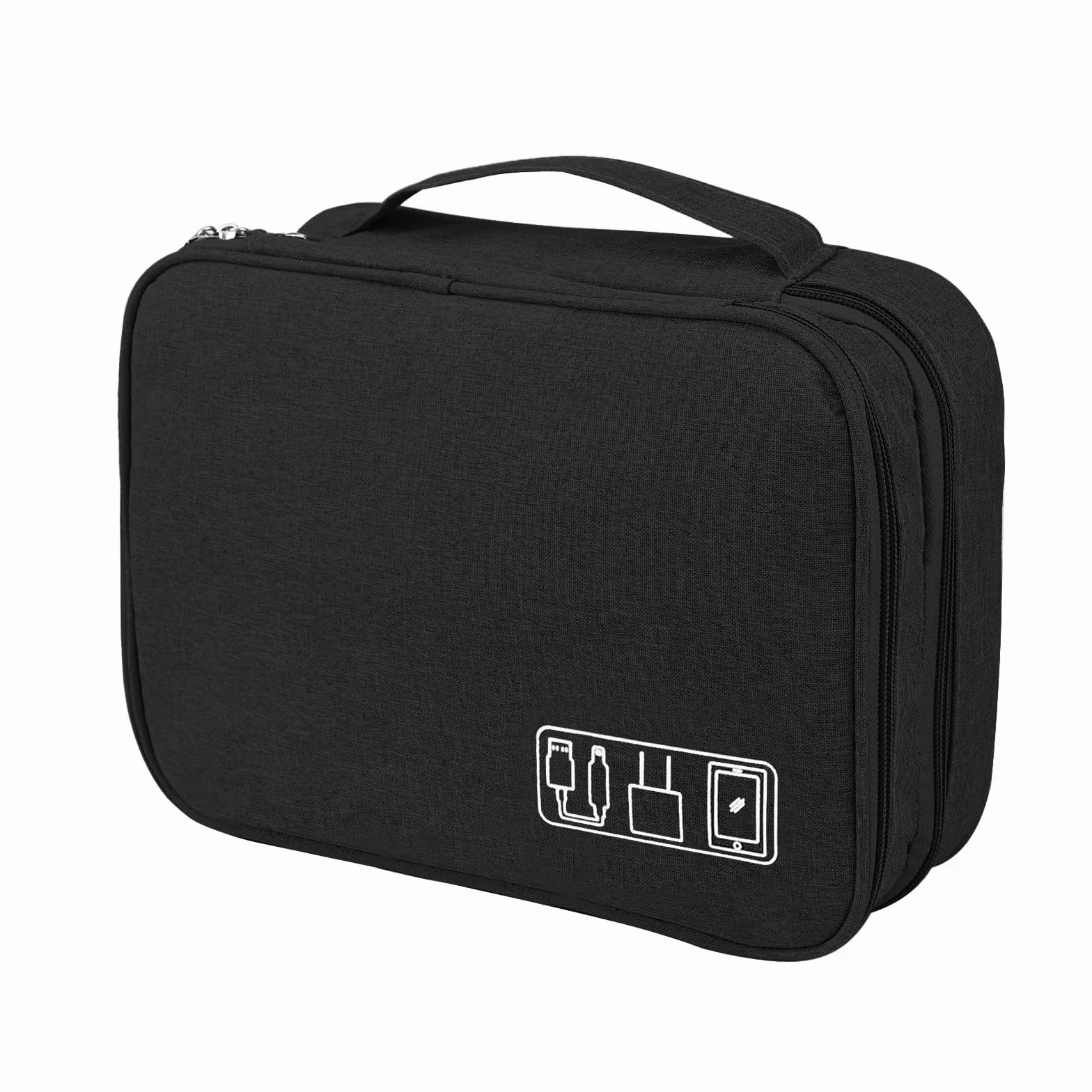 ãLauviomify Organizer Cavi,Viaggio Accessori Organizzatore Custodia, Borsa per Gadget Elettronica Portatile per MacBook Adattatore, Cavo, Scheda SD, Caricatore, Mouse, Banca di Potere, Chiavetta USB