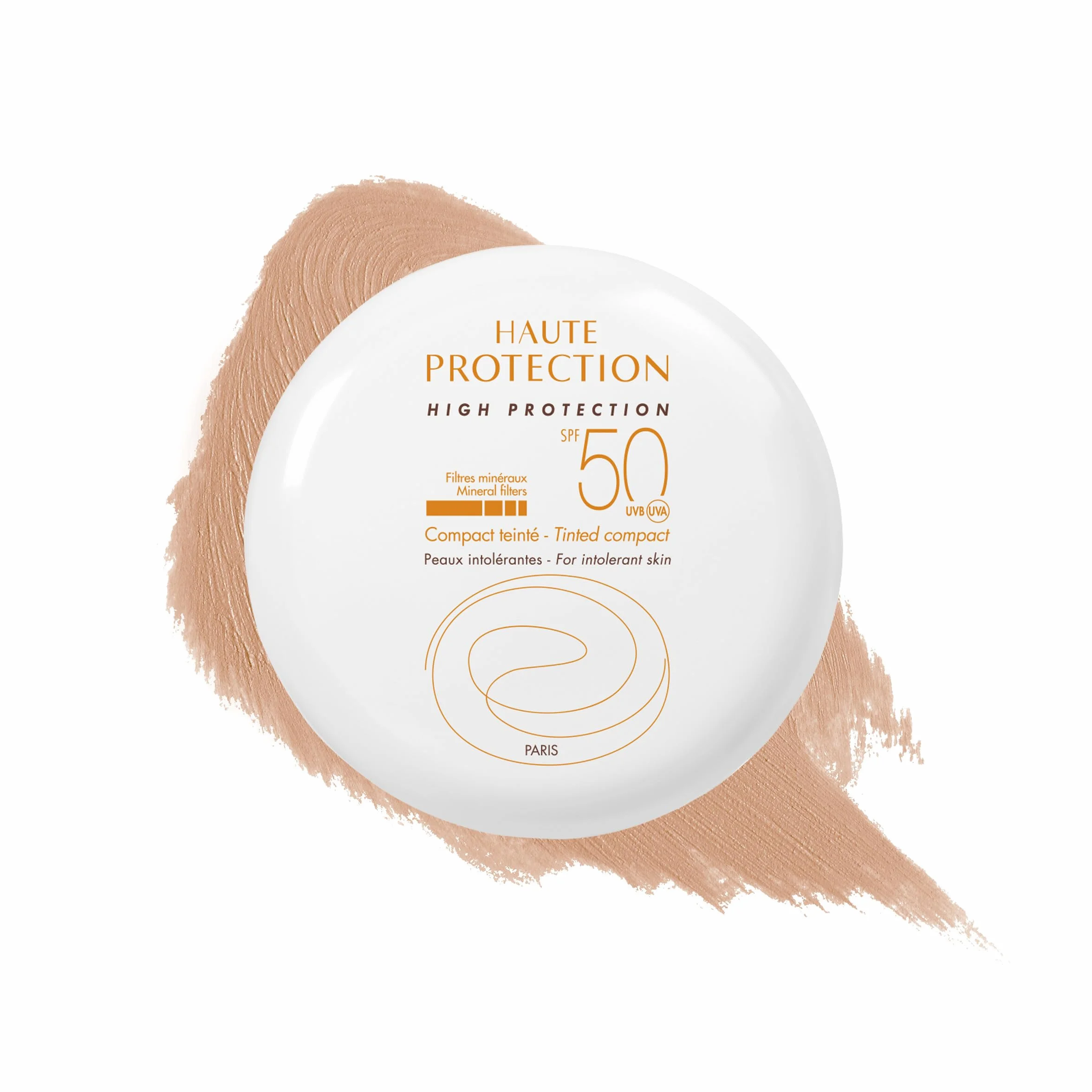 Avène Compact farba SPF50 nowa formuła w kolorze piasku, 10 g