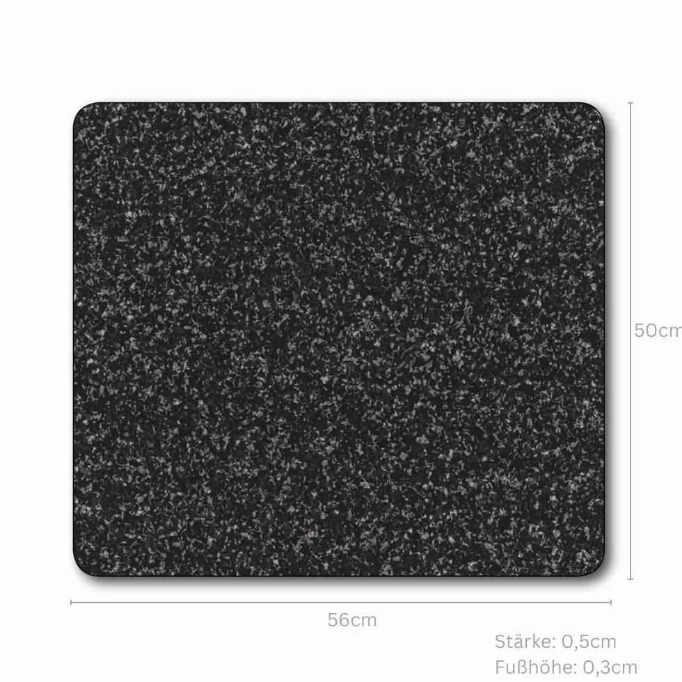 Kesper Deska do Krojenia Szkło Granitowy 56x50x1.4 cm