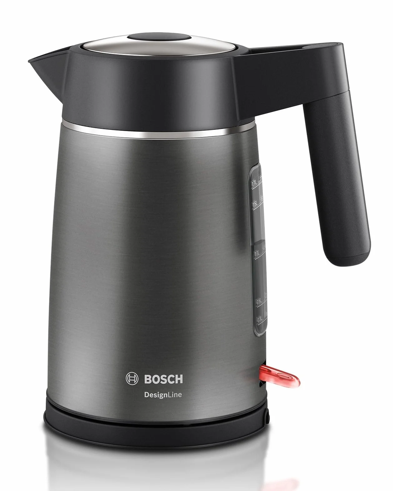 Bosch Hausgeräte TWK5P475 DesignLine Czajnik Elektryczny, 2400 W, 1,7 L, Szary