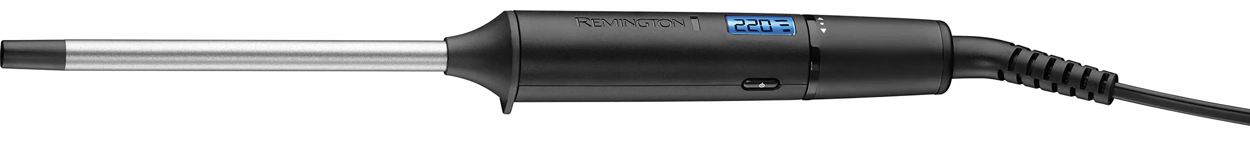 Remington lokówka z jonizacją (10mm), do bardzo cienkich loków, ceramiczna z turmalinem, 10-stopniowa regulacja temperatury, szybkie nagrzewanie, zimna końcówka, moc 25W, czarna, Pro Tight Curl CI6X10
