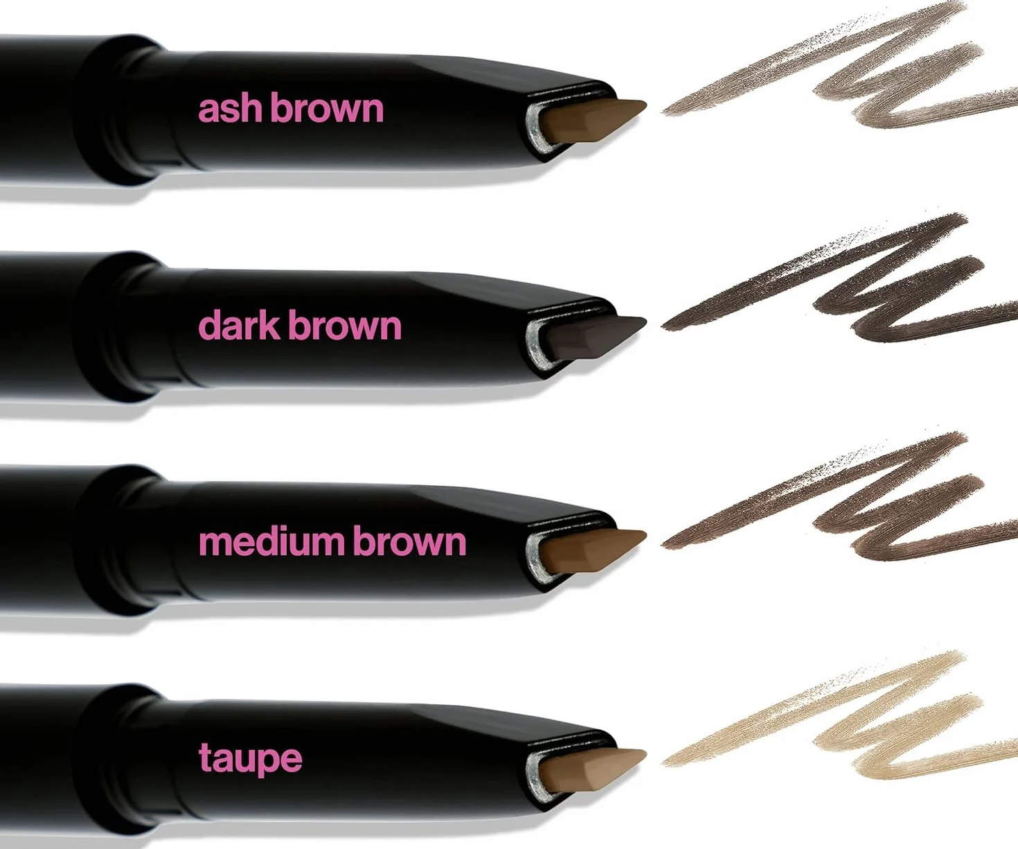 Wet n Wild Ultimate Brow Retractable Pencil, OłówekDoBrwi z TrójkątnymSzczytemOłówka i WbudowanymSzczoteczka do Ostrzenia, Szczotkowania i Mieszania Brwi, Ultra-Nasycony Odcień Średniego Brązu