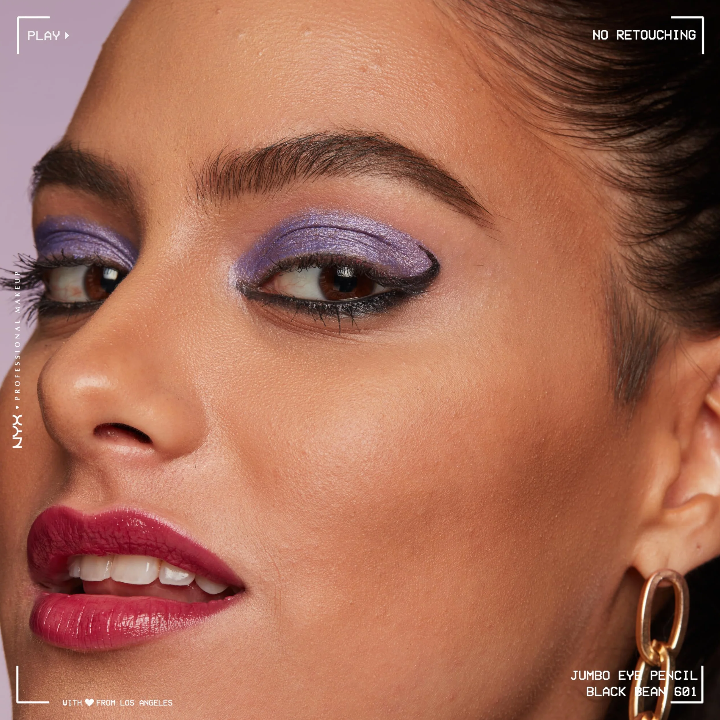 NYX Professional Makeup Kredka do oczu Jumbo cieniowana czarna fasola
