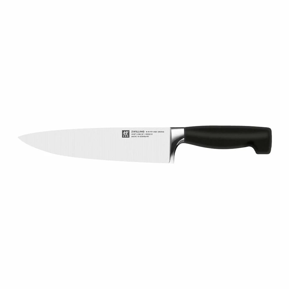 ZWILLING 3-częściowy zestaw noży, nóż do obierania, nóż do mięsa, nóż szefa kuchni, stal nierdzewna