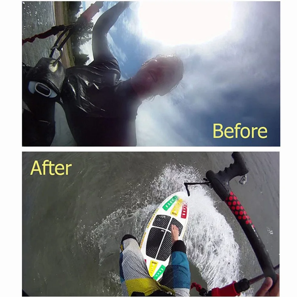 Actpe 60 szt. wkładów przeciwmgielnych - materiał chłonny wielokrotnego użytku do GoPro, Sony, DJI OSMO Action Camera do użytku podwodnego
