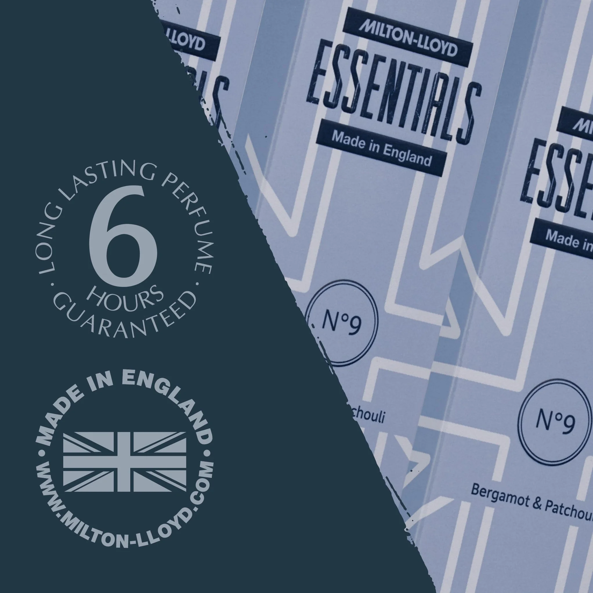 MILTON-LLOYD ESSENTIALS No 9 Perfumy dla mężczyzn. 50 ml Woda perfumowana, luksusowy zapach – męska woda po goleniu, długotrwały zapach dla mężczyzn