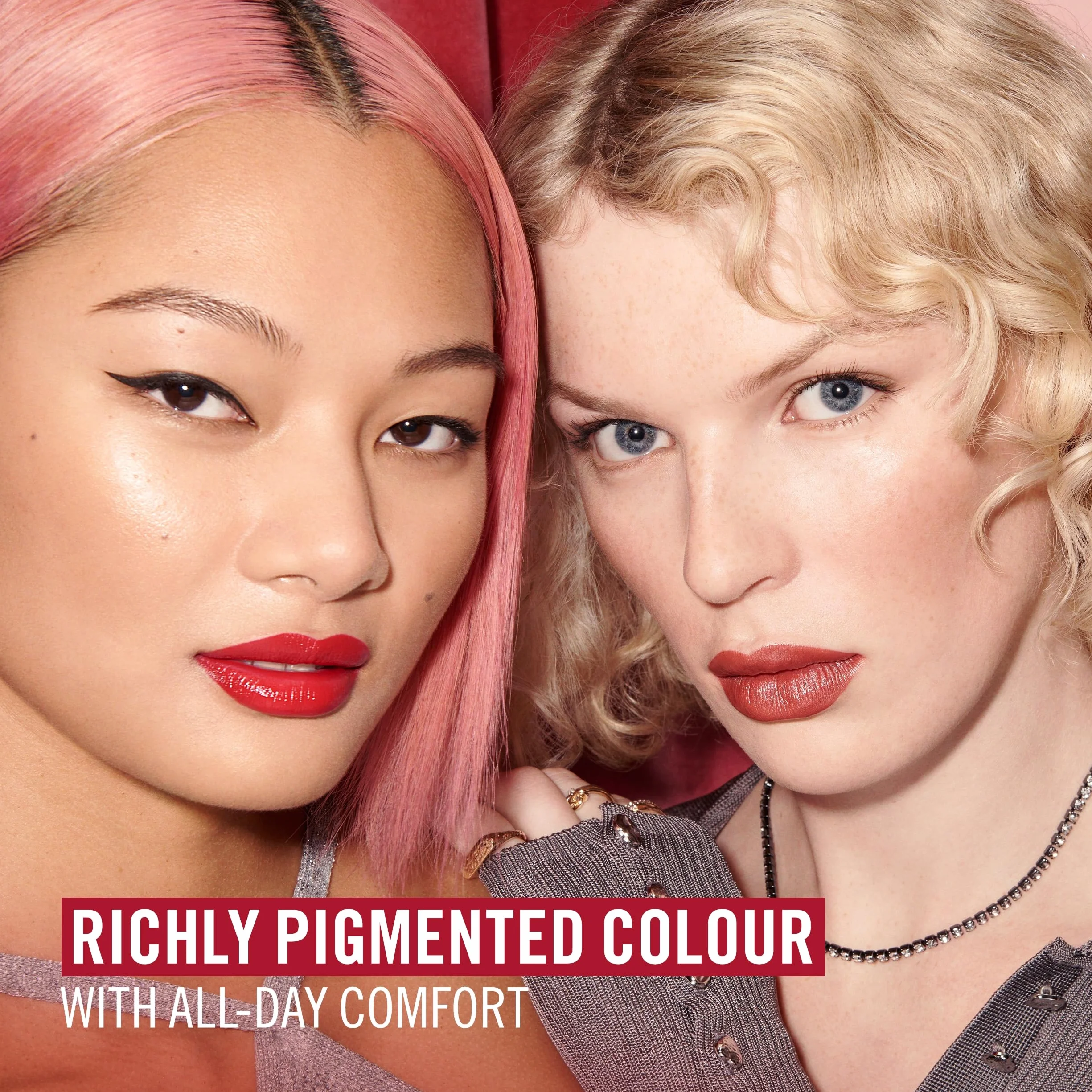Rimmel Lasting Finish Lipstick długotrwała pomadka do ust z witaminami, Sunset Rose, 4 g