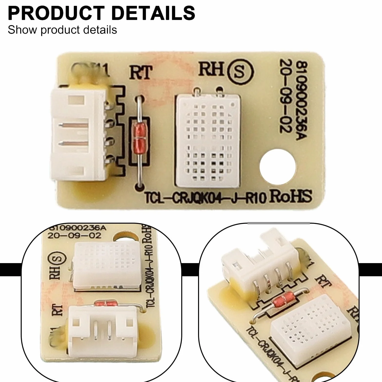 Osuszacz powietrza moduł czujnika wilgotności płyta Breakout OQ10MK112.PCB TCL-CRJQK04-J-R10 akcesoria