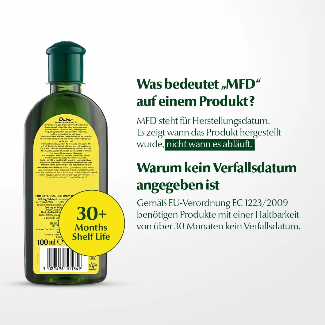 Dabur Amla Olejek do Włosów 100 ml (pudełko)