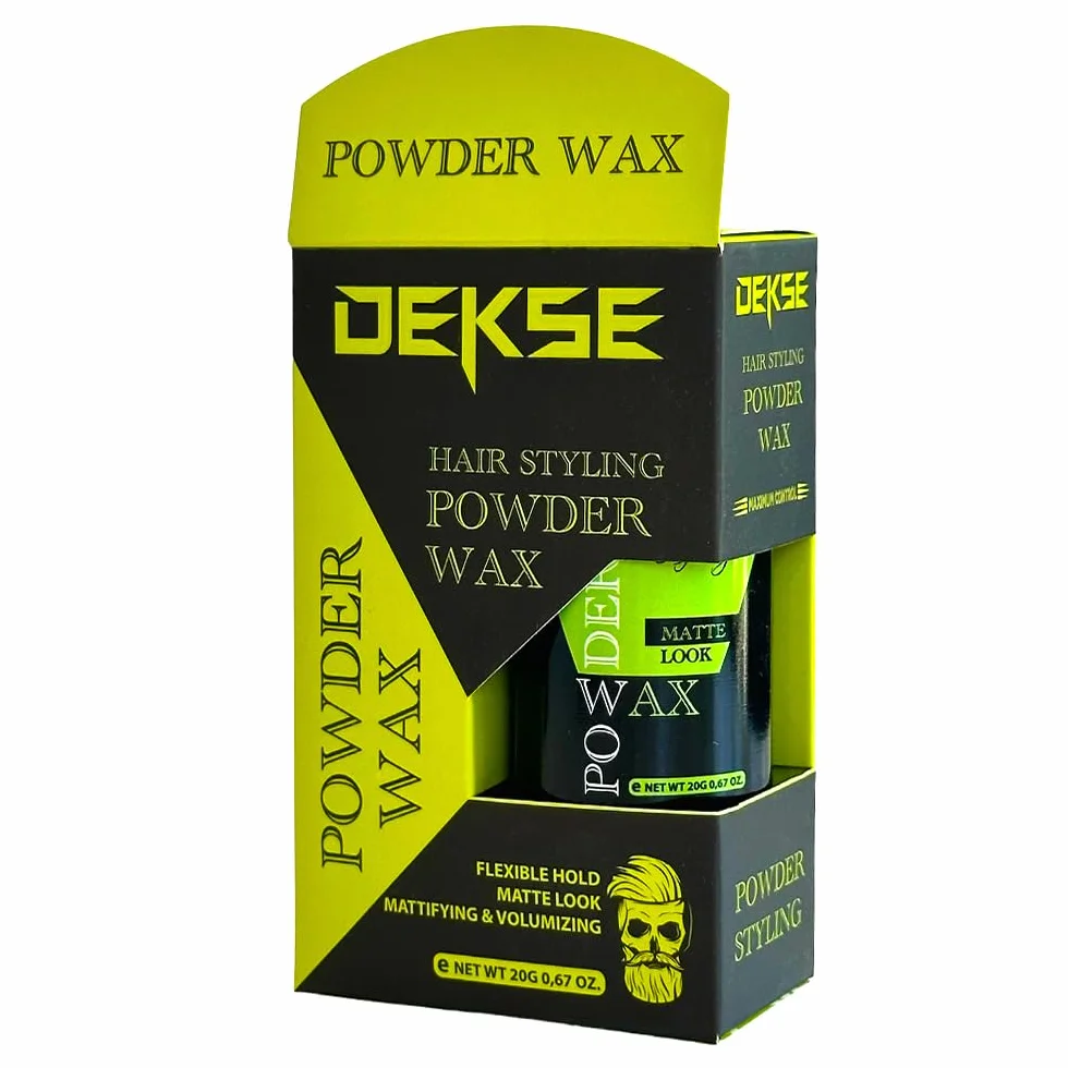 Dekse Wosk w proszku do włosów 20 g | Matujący i Zwiększający objętość | Puder do stylizacji