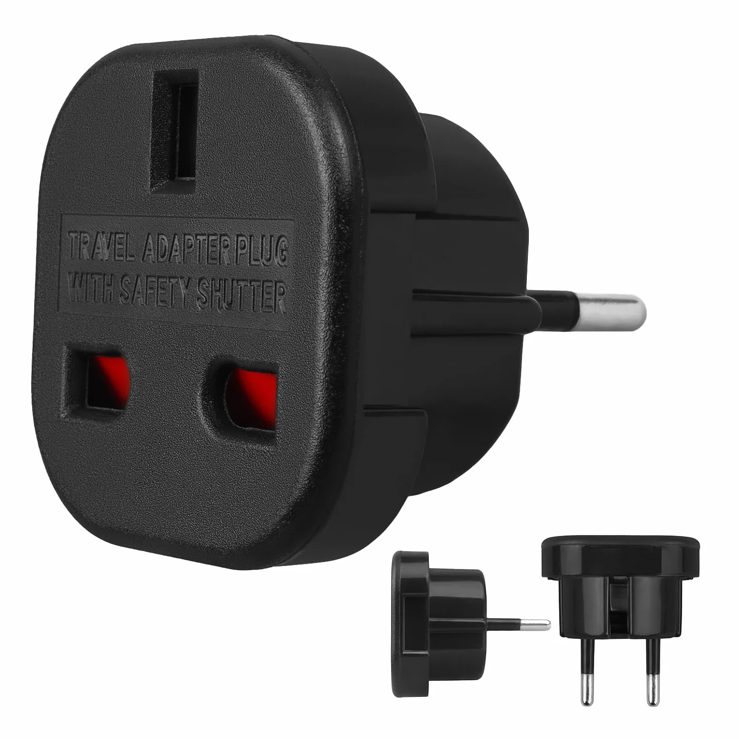 Maclean MCE72 UK 3-pinowy do europejskiego (Schuko) 2-pinowy, adapter, adapter podróżny, podróż, Niemcy