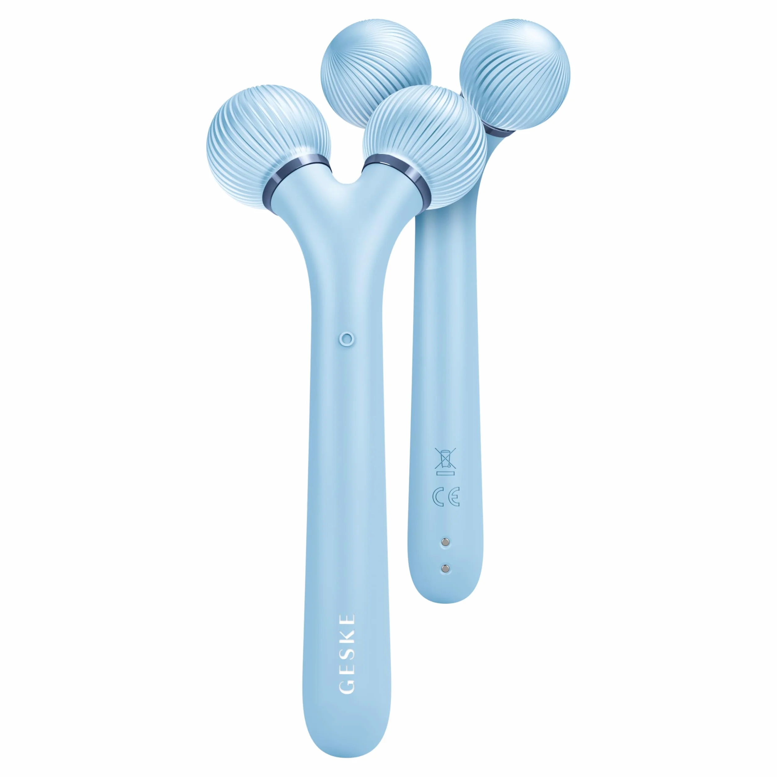 GESKE | Soniczny wałek do twarzy SmartAppGuided™ | 4 w 1 | Roller do skóry | Urządzenie do twarzy | Roller do skóry | Profesjonalny wałek do twarzy | Ujędrnia i upiększa skórę twarzy