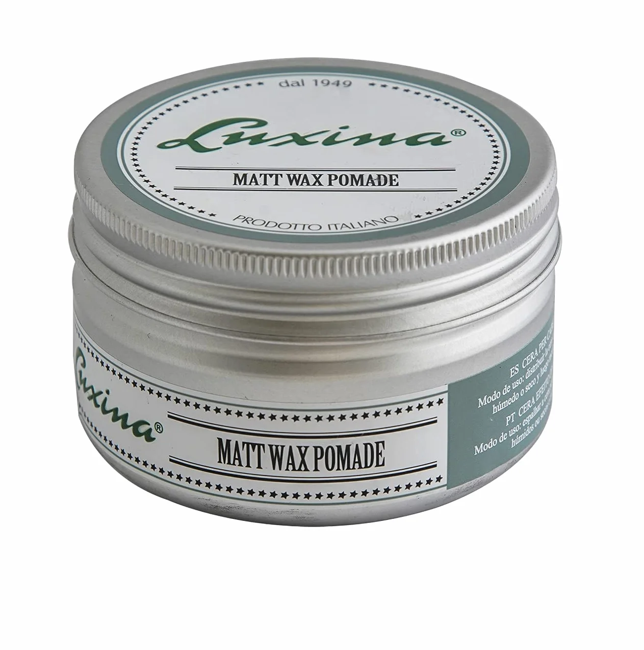 Luxina Matt Wax Pomade wosk do włosów, matowy, 100 ml, wyprodukowany we Włoszech