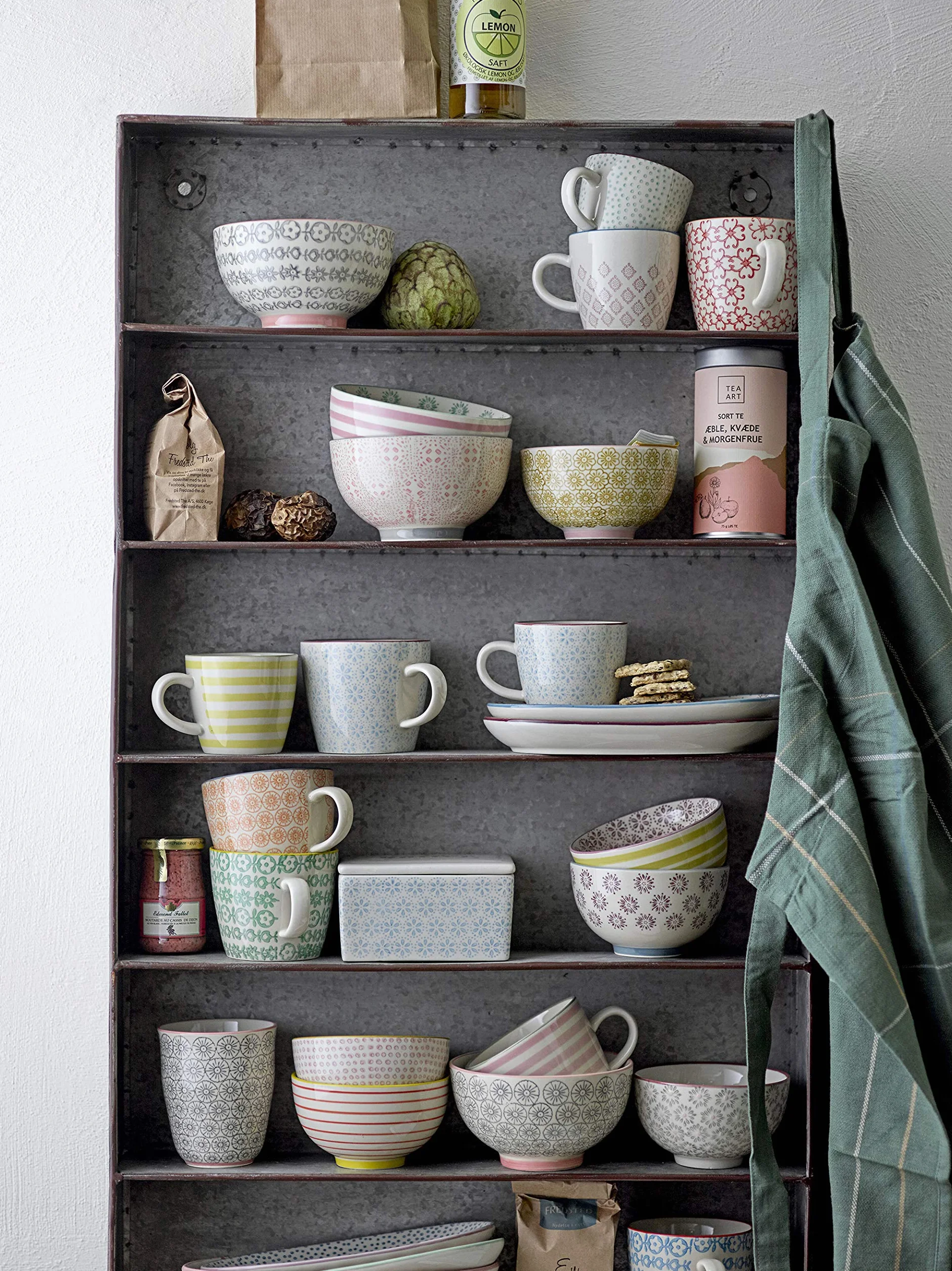 Bloomingville Ceramiczna Skrzynka na Masło Patrizia Niebieska