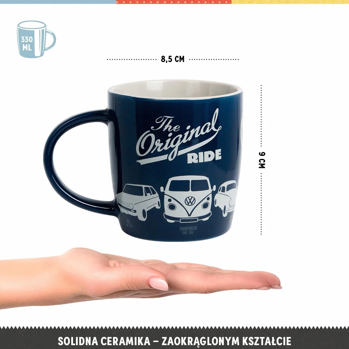 Nostalgic-Art Retro kubek ceramiczny 330 ml VW The Original Ride Oficjalny Licencjonowany Produkt