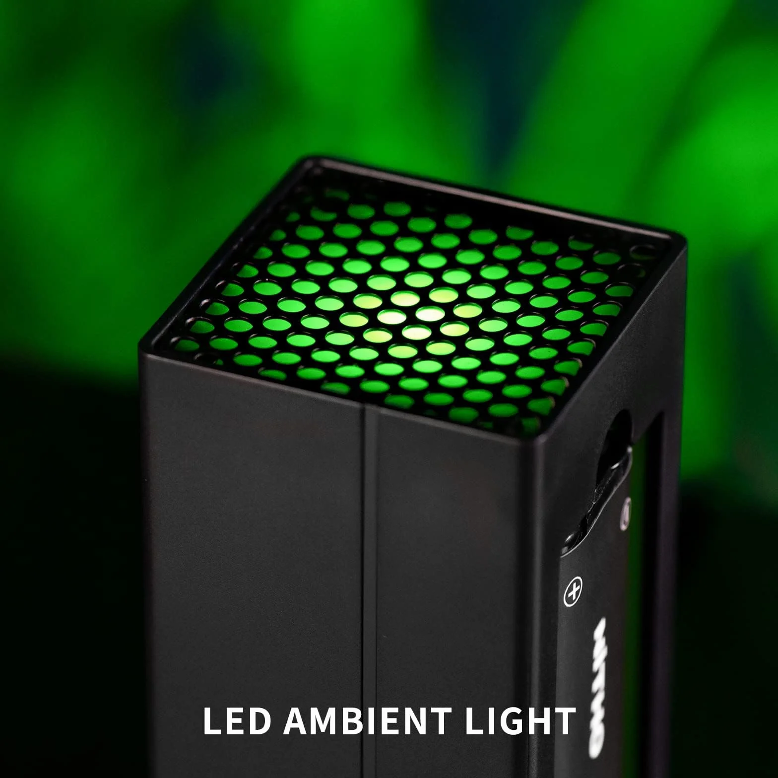 NiTHO stacja ładująca kompatybilna z konsolą Xbox One/Xbox Series X/S kontroler, 2 akumulatory w zestawie, kompaktowa stacja ładująca z zielonymi światłami otoczenia i diodami LED stanu ładowania