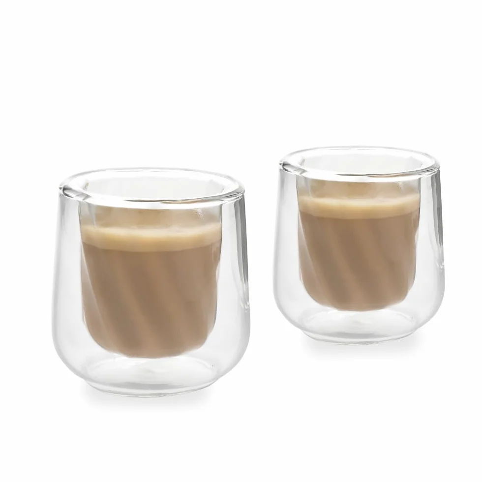 La Cafetière Siena 2-częściowy zestaw szklanek Cortado z podwójnymi ściankami 135 ml