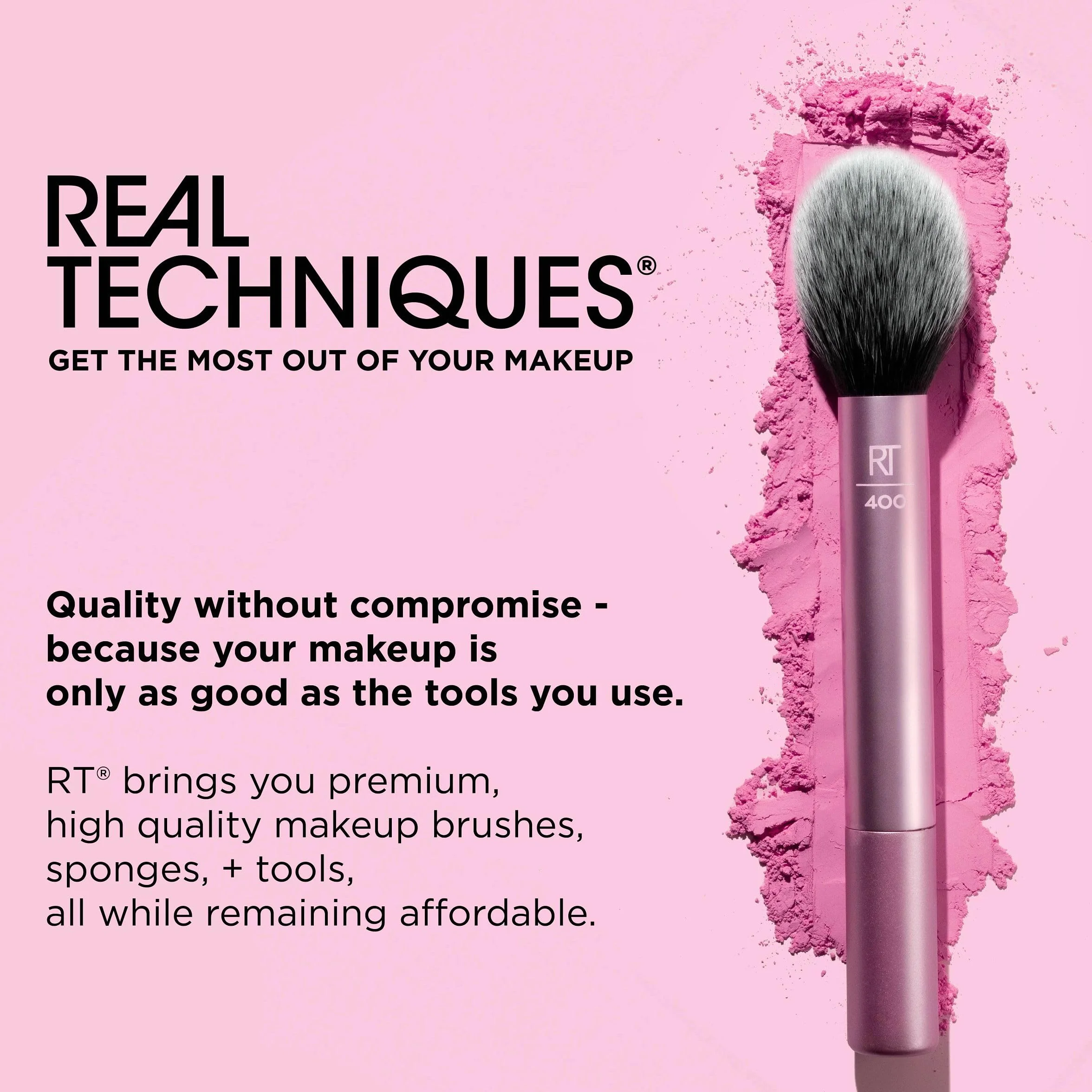 Real Techniques Miracle Complexion gąbka i proszek Miracle Duo Pack do podkładu i pudru