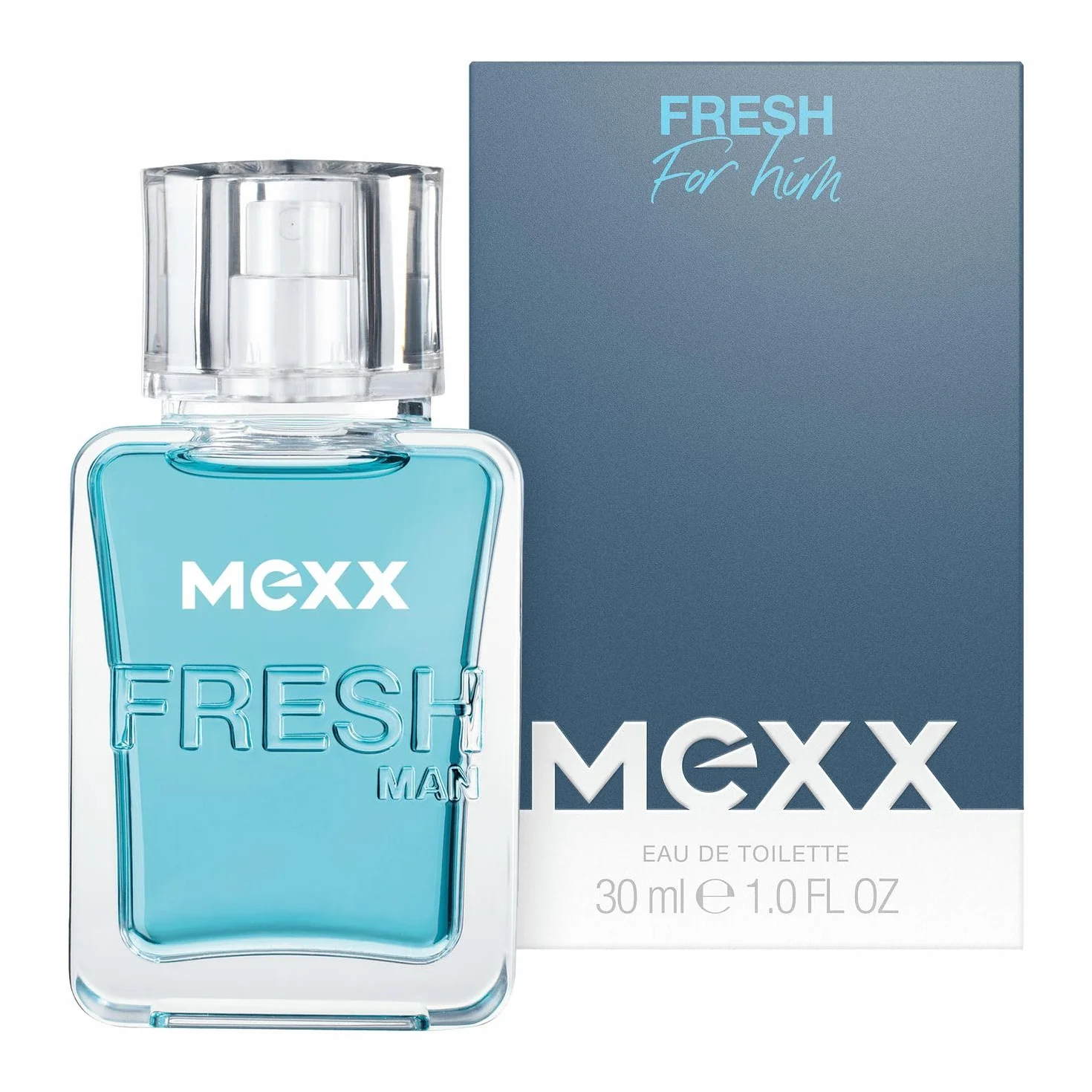 Mexx Fresh Woda Toaletowa dla Mężczyzn o Świeżym, Orzeźwiającym Ambrowo-Owocowym Zapachu, 30 ml