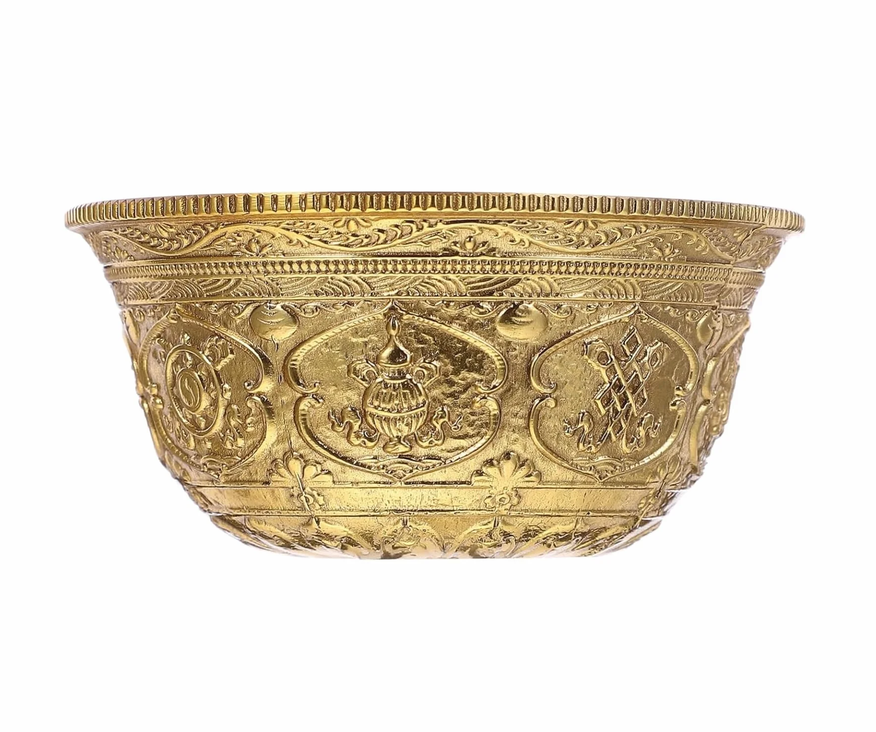 Copper Buddha Cup Water Bowl Altar Cup Smudging Buddhist Supplies Decorative 6.8x3cm