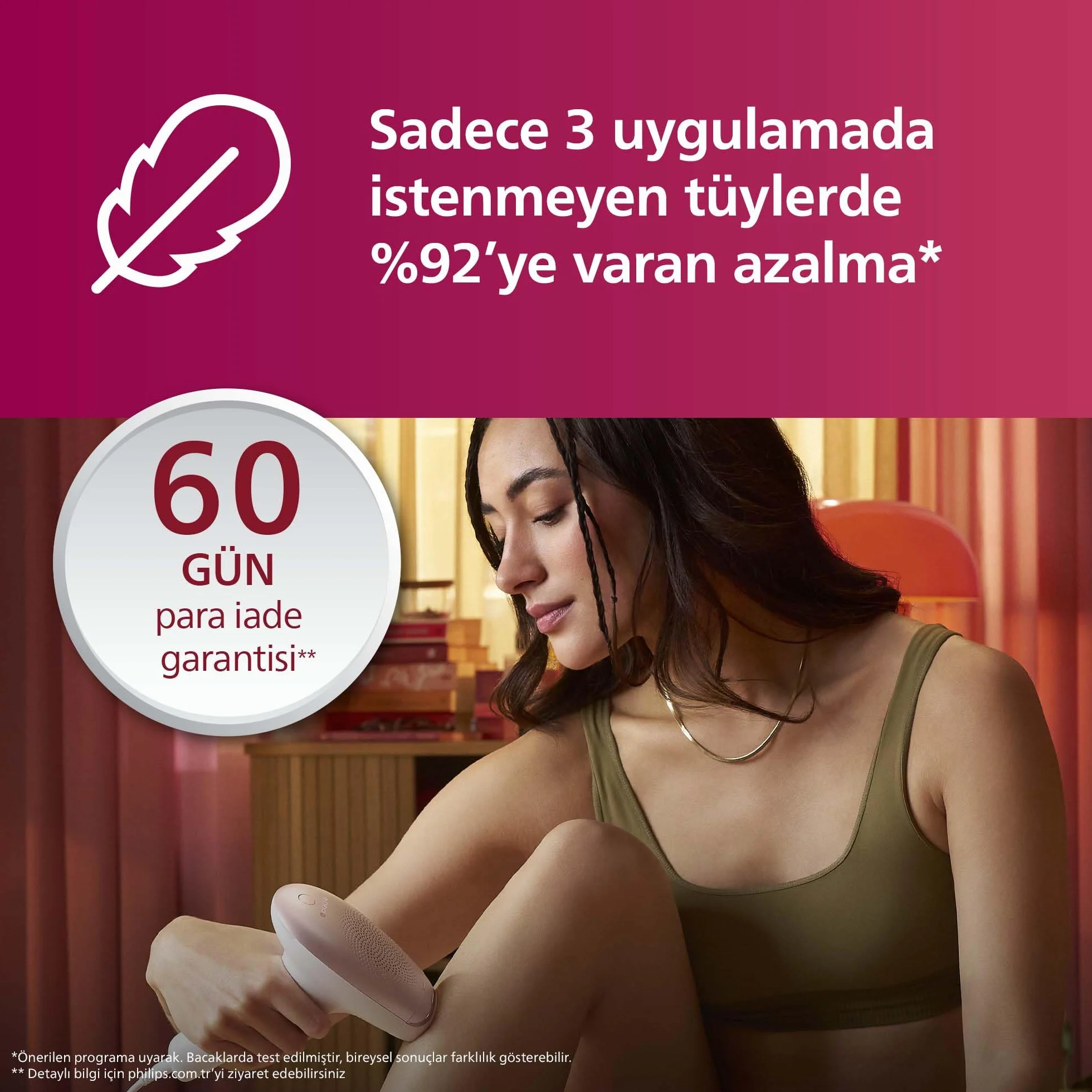 Philips Lumea Depilator Laserowy, Biały/Złoty