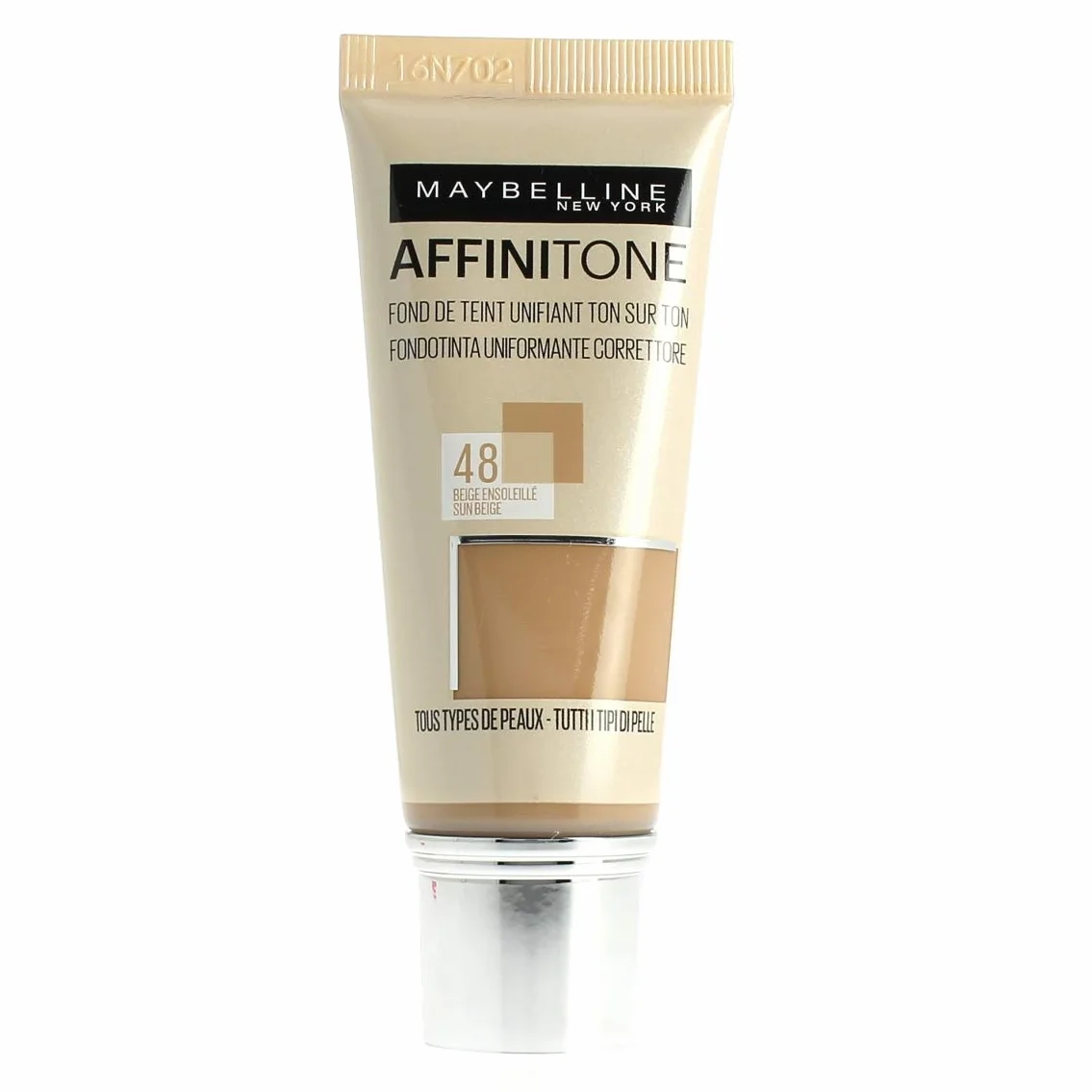 Gemey Maybelline Affinitone Fluid Podkład 17 Różowy Beż