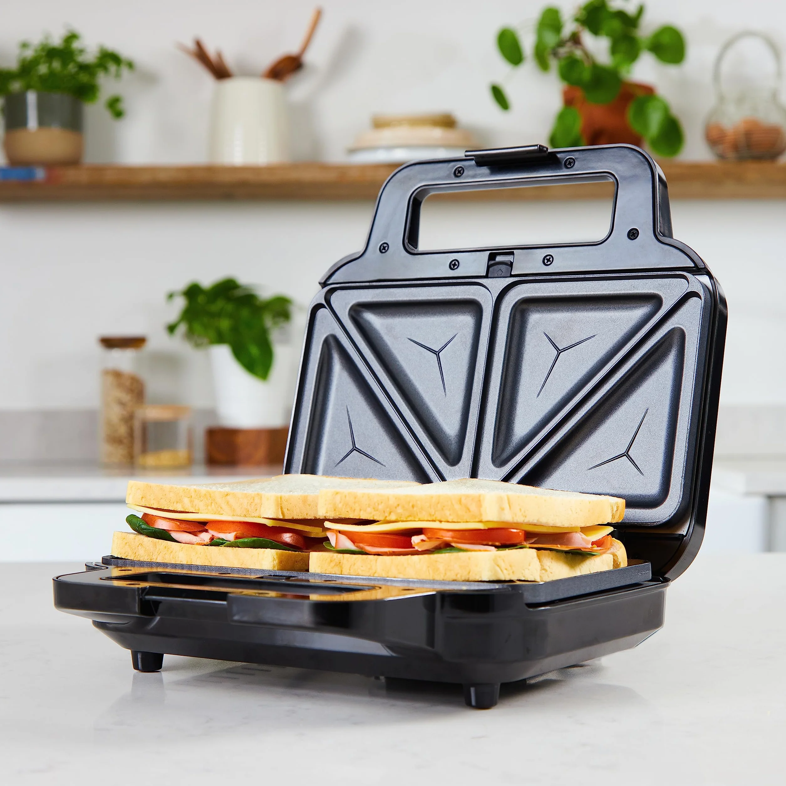 Breville Opiekacz do Kanapek, Czarny, 3 w 1