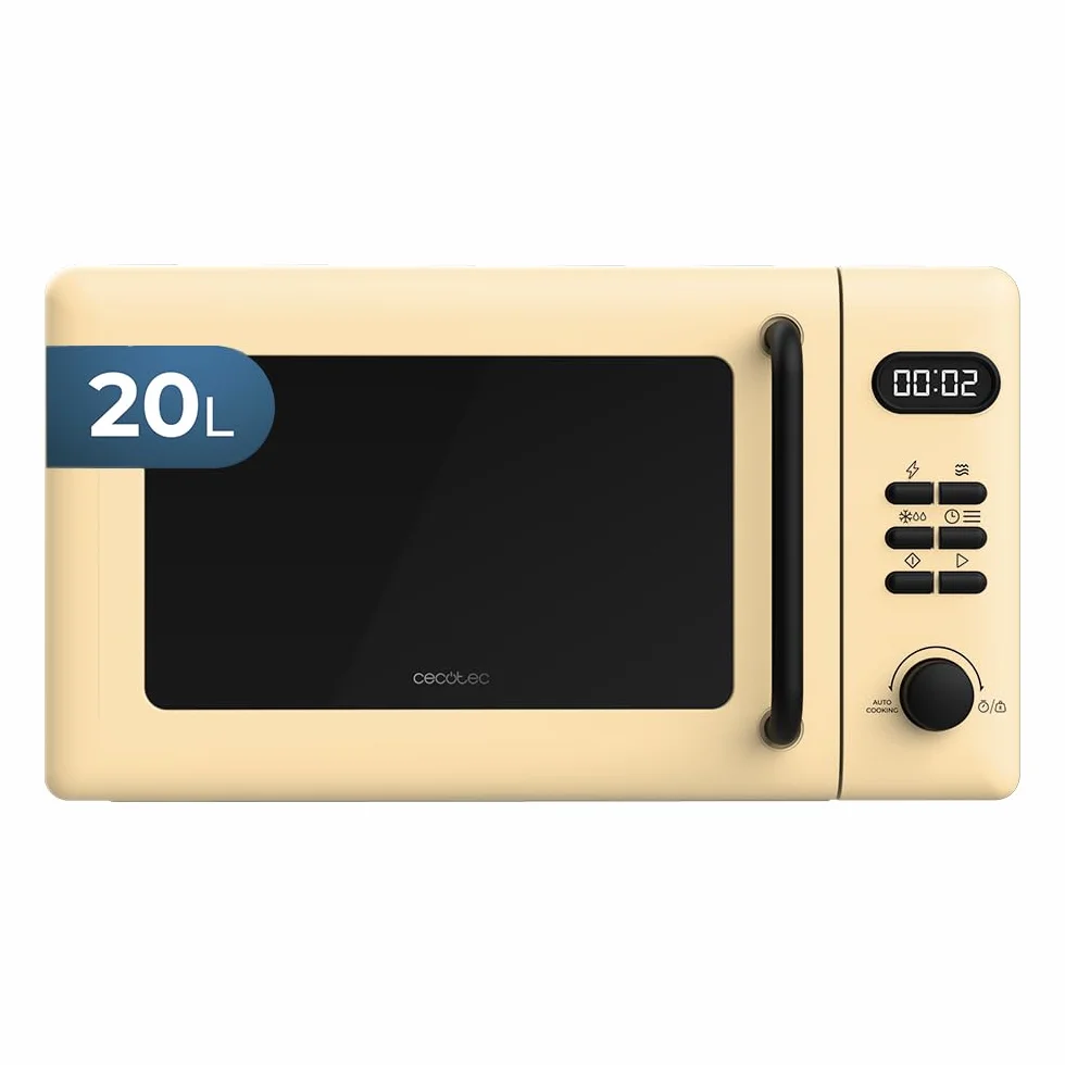 Cecotec Cyfrowa kuchenka mikrofalowa z grillem 20 l 700 W 800 W Proclean 5110 Żółty