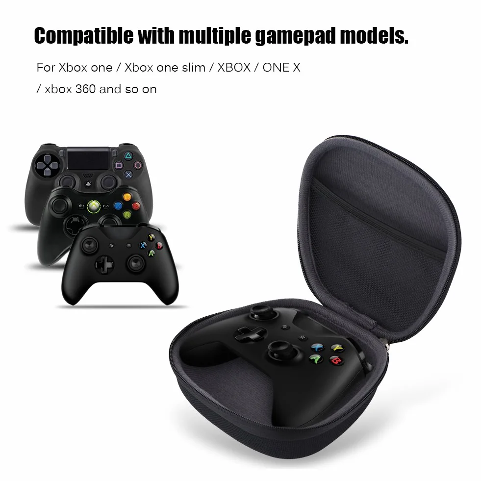 Przenośne etui do Xbox-Kit, kontroler Eva z twardą obudową, uchwyt na gamepad, pakiet ochronny do One / / One Slim / / One X / 360