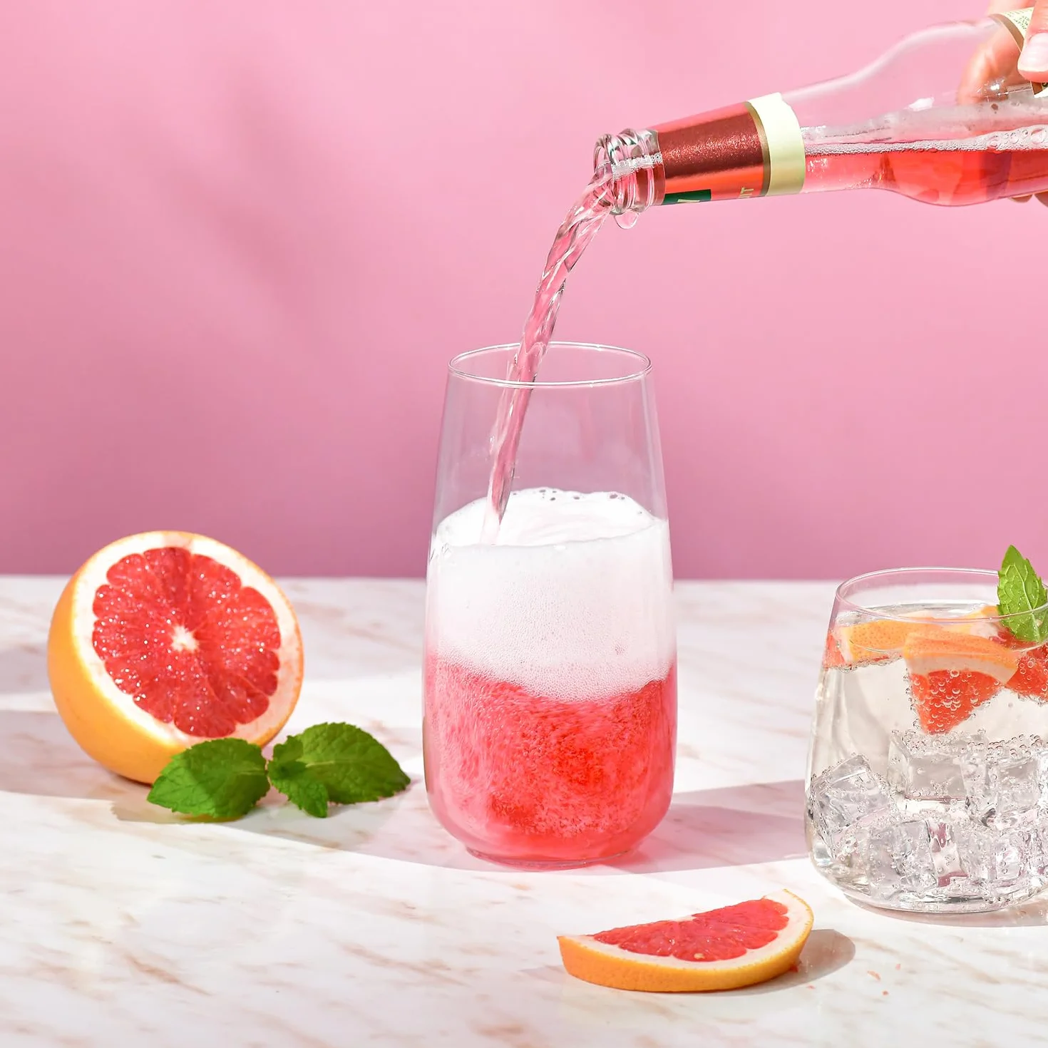 KROSNO Szklanki do Wody 470 ml Zestaw 6 szt Szkło Kryształowe Bezołowiowe Wysokie Zmywarka