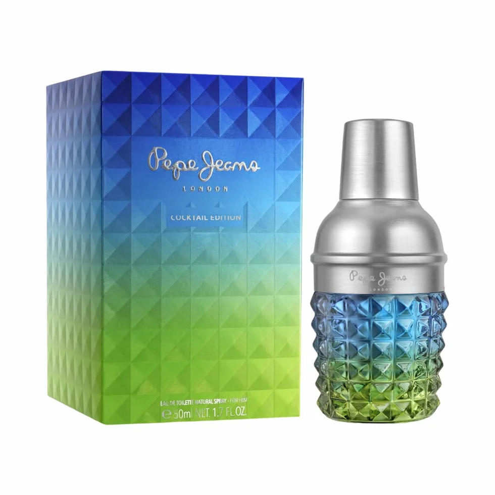 Pepe Jeans Cocktail Edition For Him Perfumes Men Woda toaletowa 50 ml Cytrusowy Zapach Drzewny I Spiczasty Prezent Mężczyzna