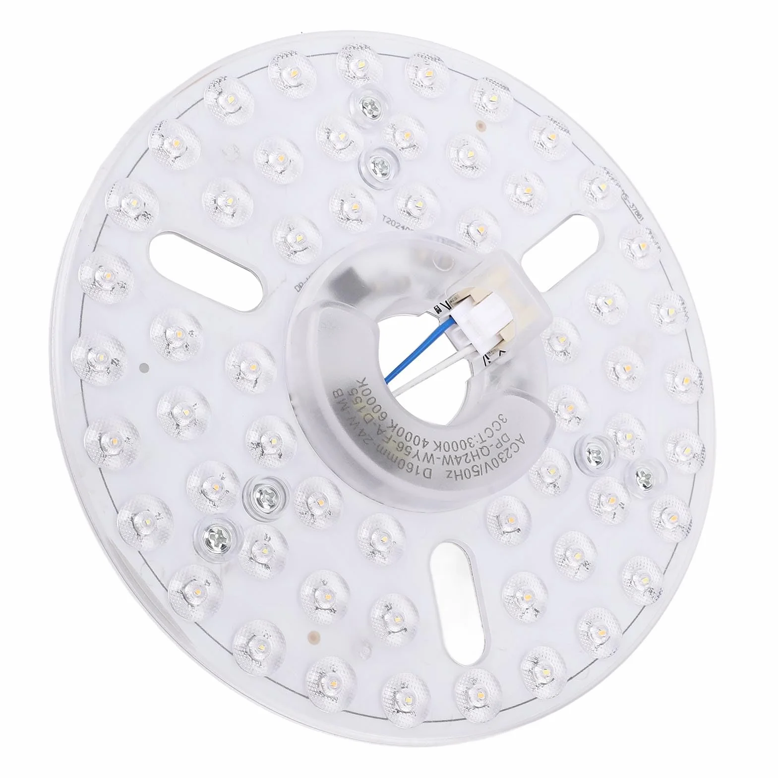 Wentylatora LED 6,3 cala 24W CCCT 230V Zestaw Magnetyczny 3 Kolor Dimmable