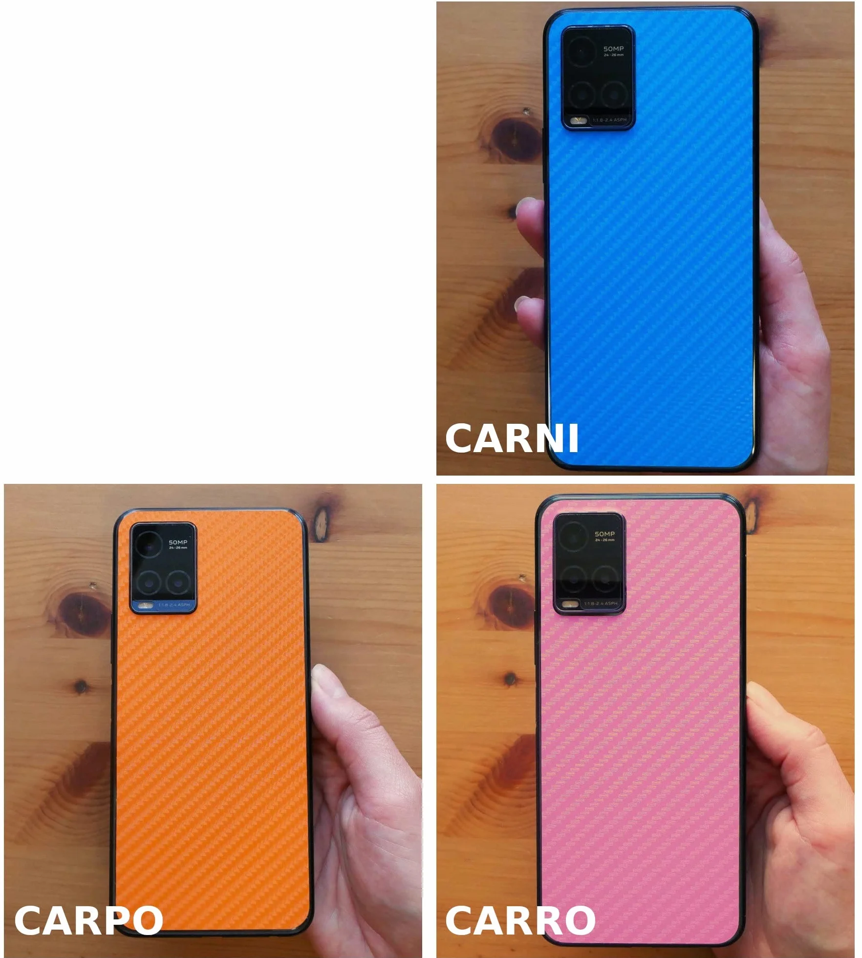 apgo Skins folia naklejka skórka strukturalna na TYŁ do Apple iPhone 13 Pro - Carbon Czarny
